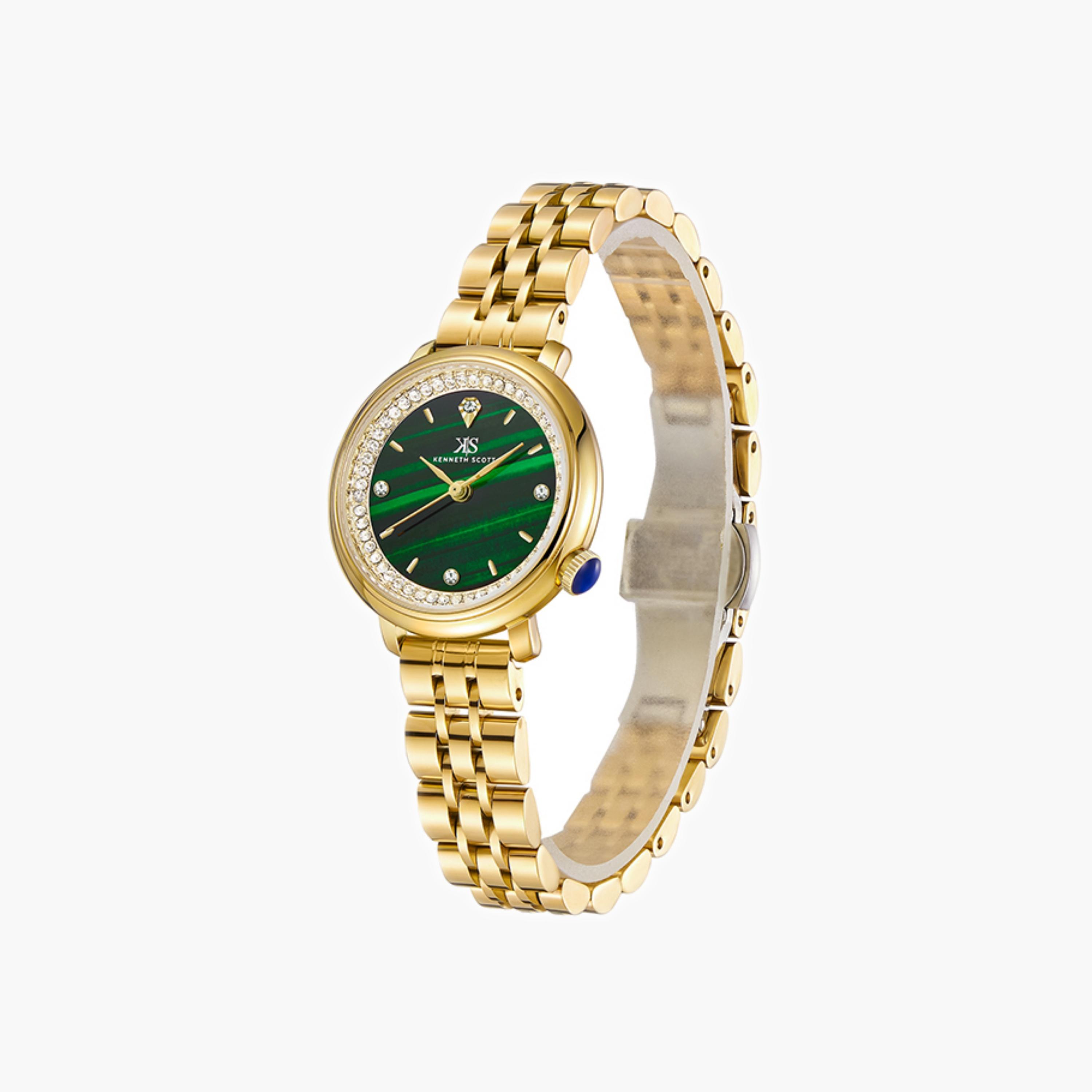 Kenneth Scott Women's Analog Green Dial Watch-women-watchesandjewellery-watches-image-4
