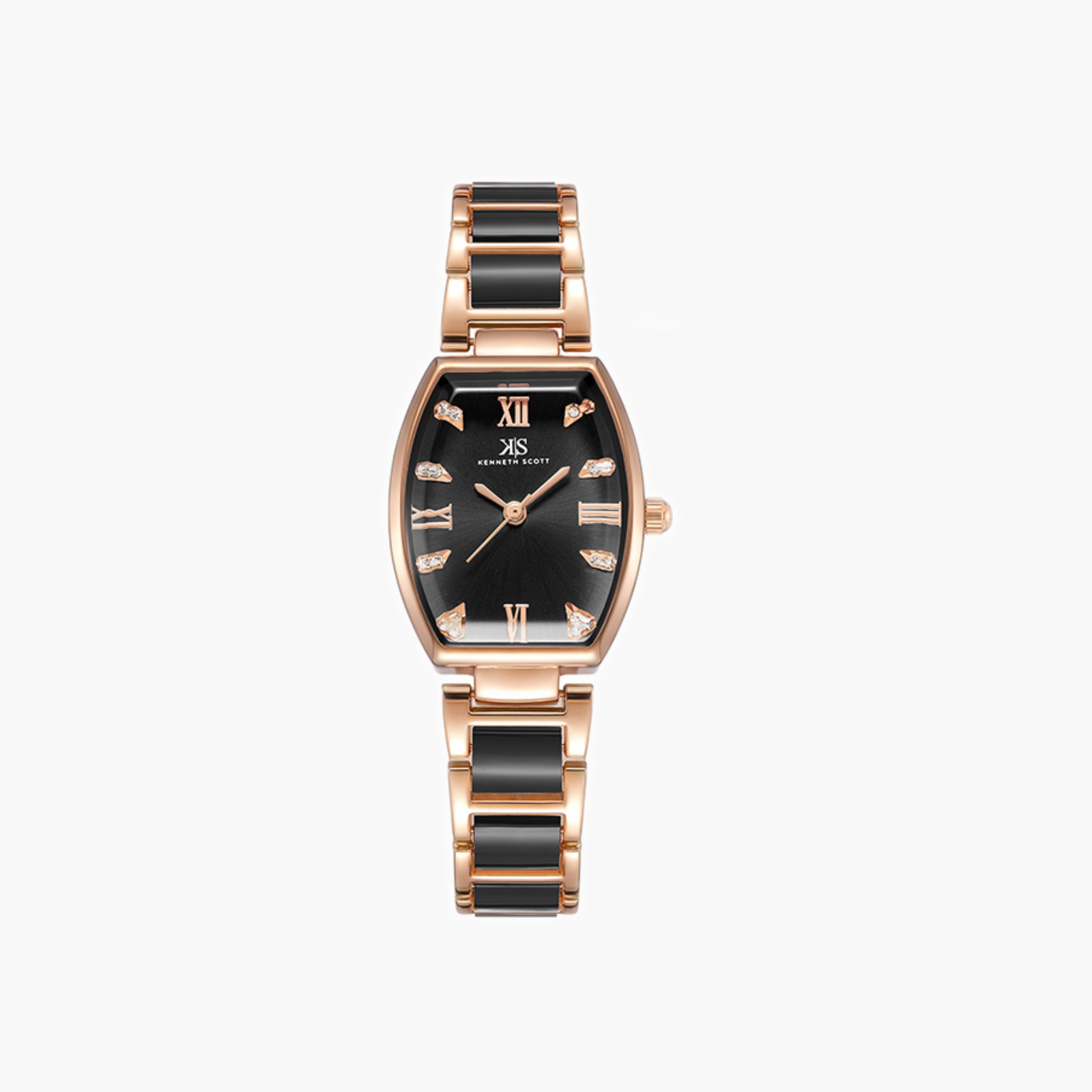 Kenneth Scott Women's Analog Black Dial Watch-women-watchesandjewellery-watches-image-1