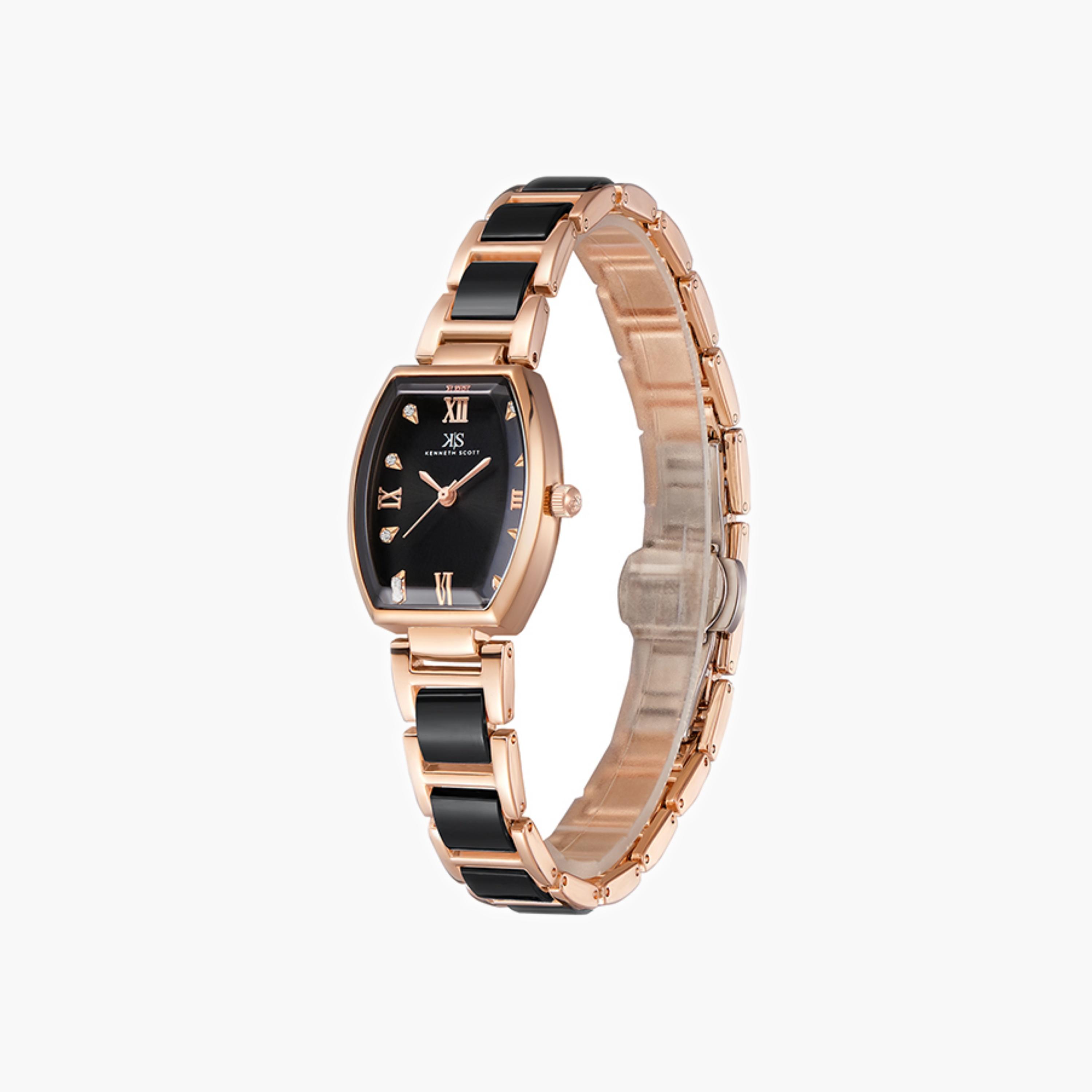 Kenneth Scott Women's Analog Black Dial Watch-women-watchesandjewellery-watches-image-2