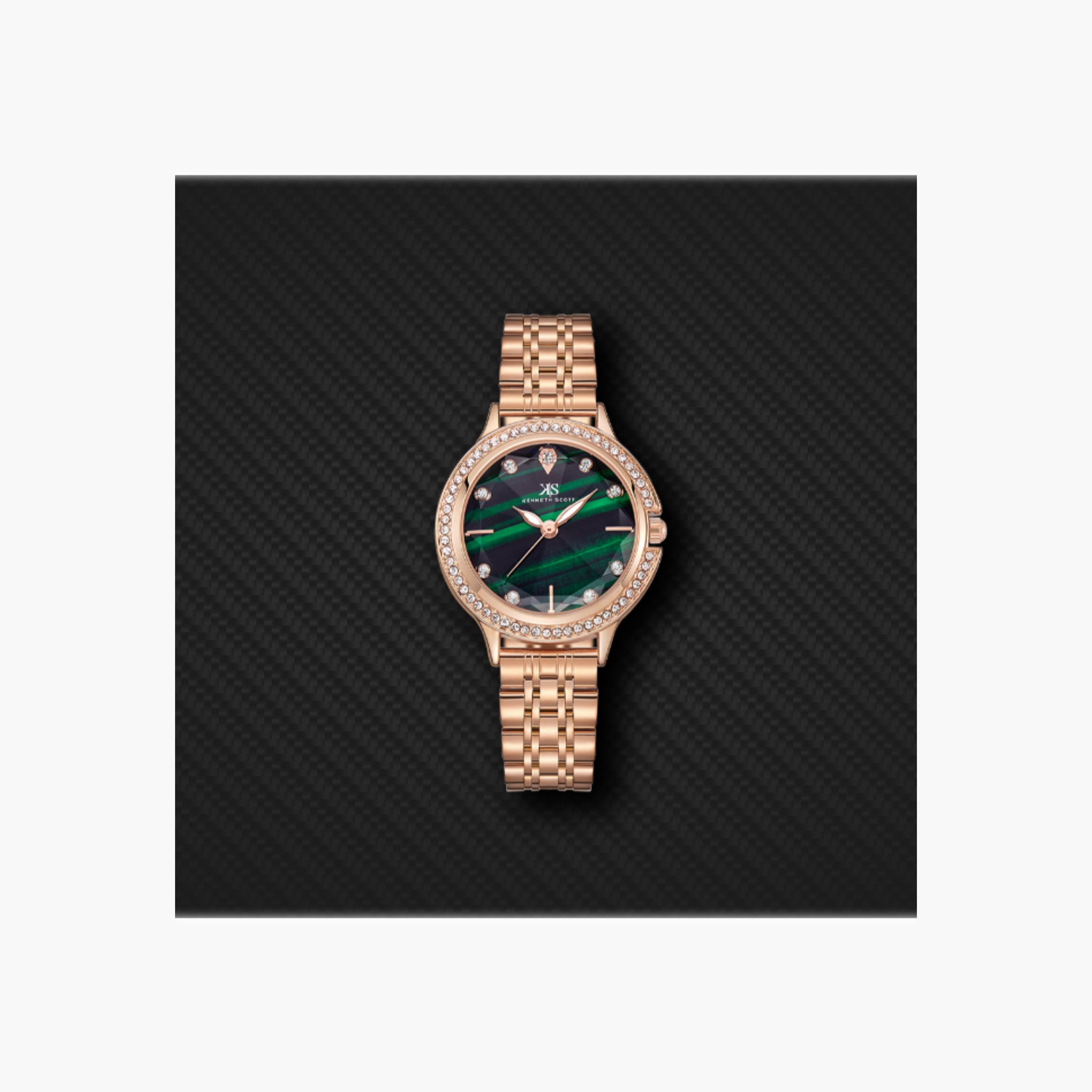 Kenneth Scott Women's Analog Green Dial Watch-women-watchesandjewellery-watches-image-2