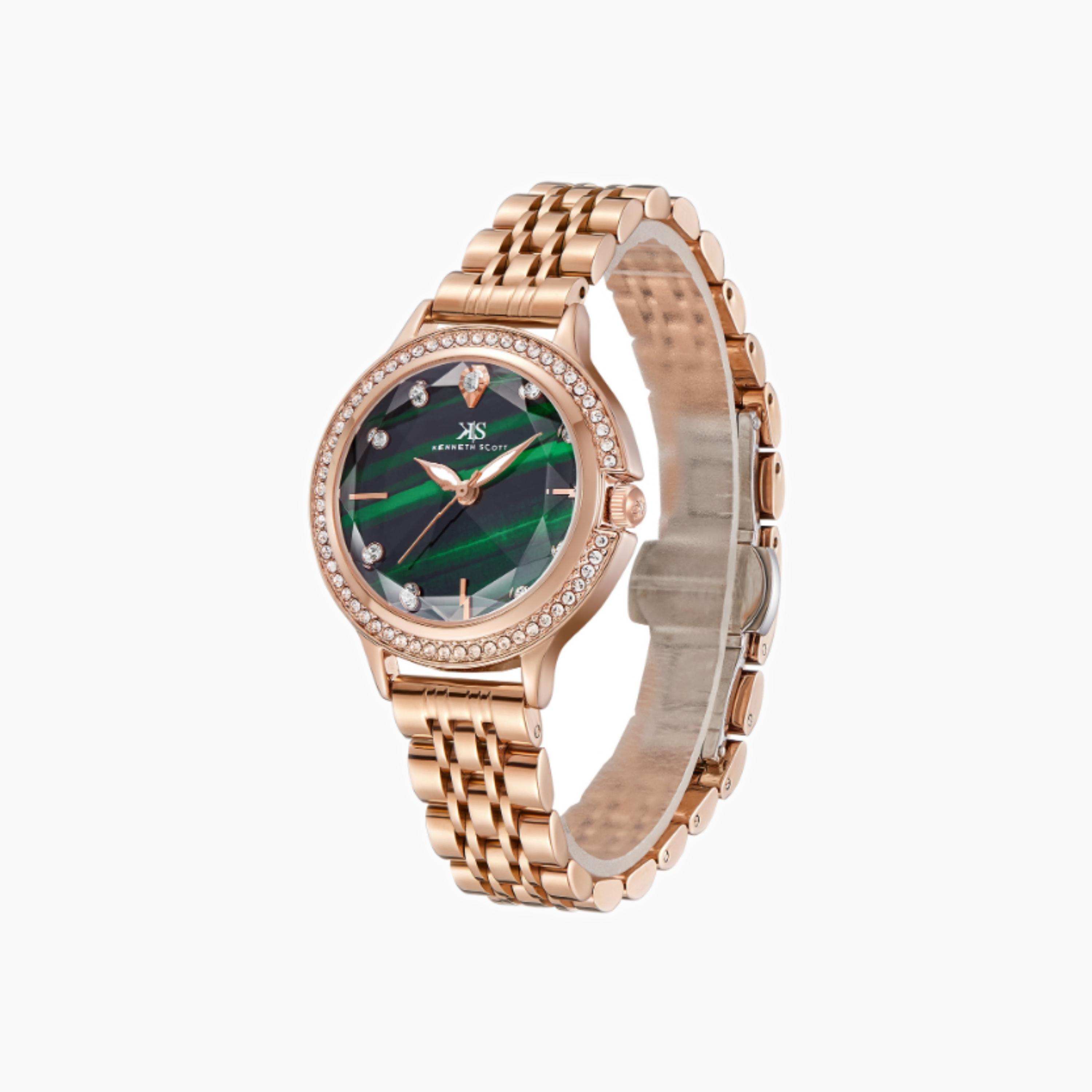 Kenneth Scott Women's Analog Green Dial Watch-women-watchesandjewellery-watches-image-3