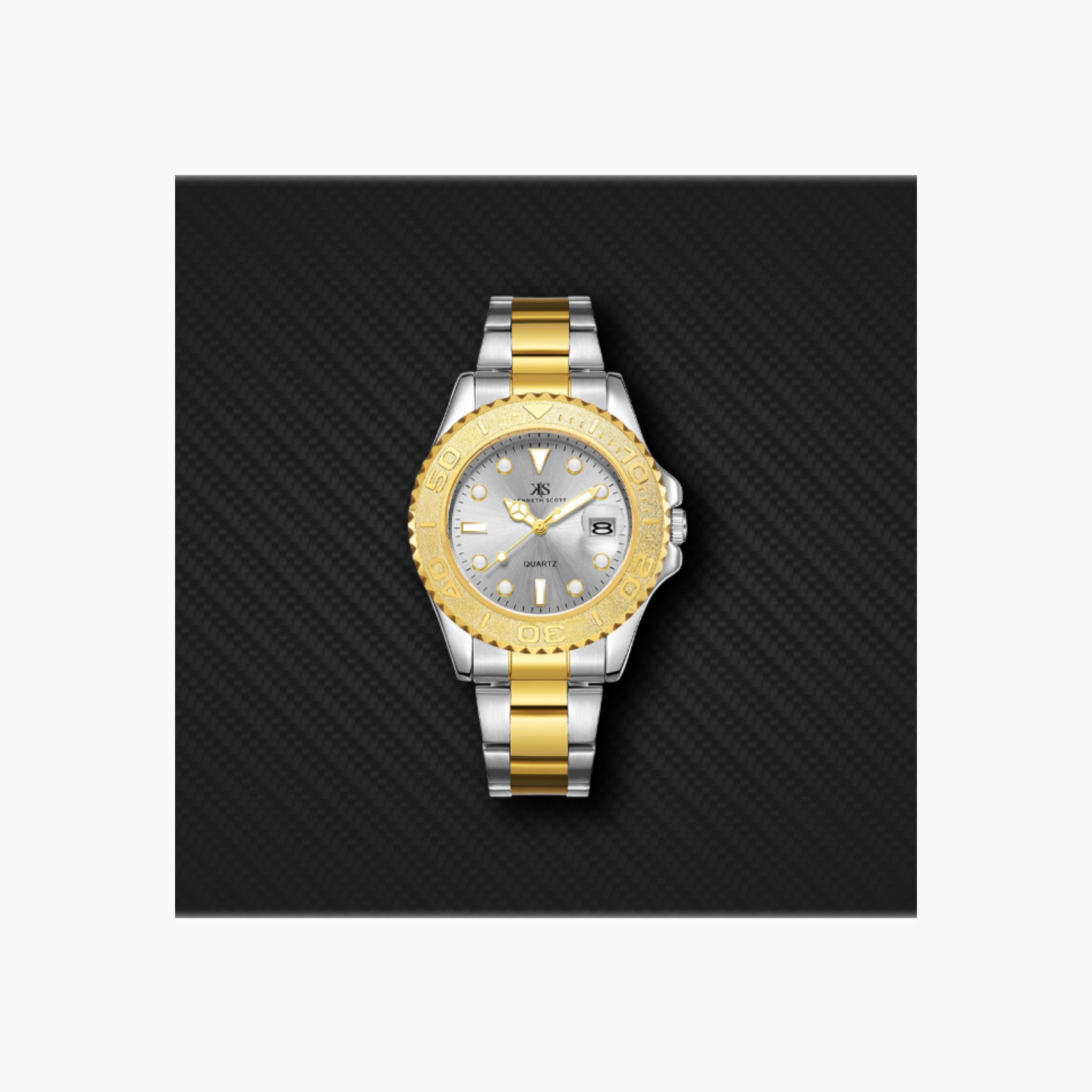 Kenneth Scott Men's Analog White Dial Watch-men-watchesandjewellery-watches-image-2