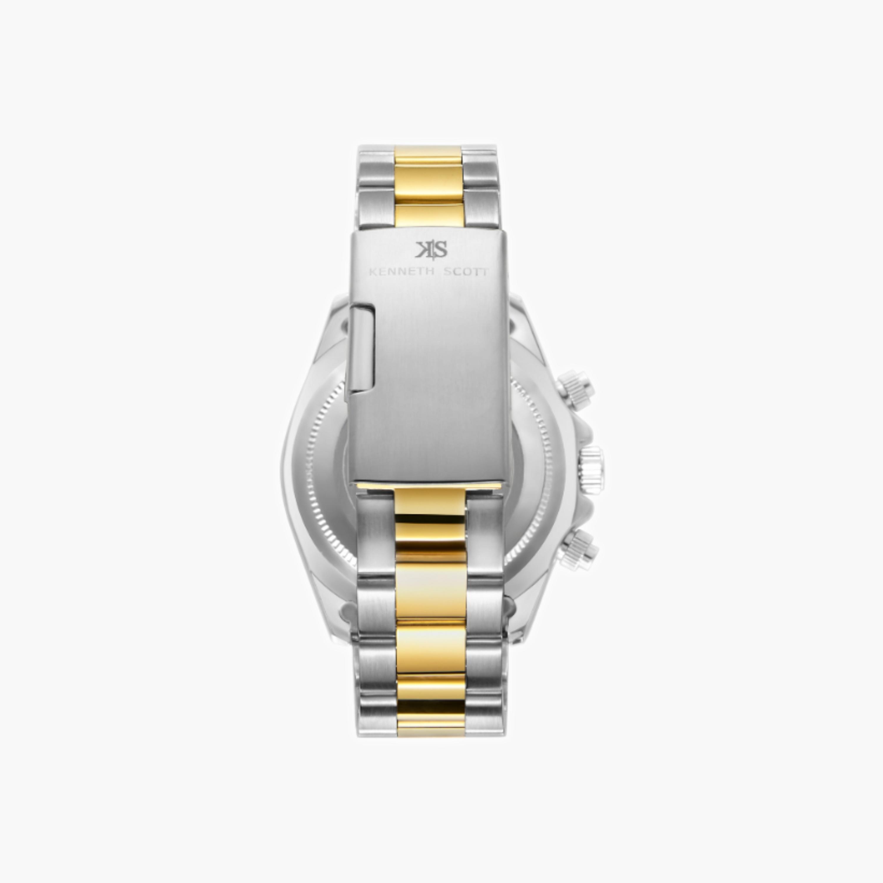 Kenneth Scott Men's Multi Function White Dial Watch-men-watchesandjewellery-watches-image-4