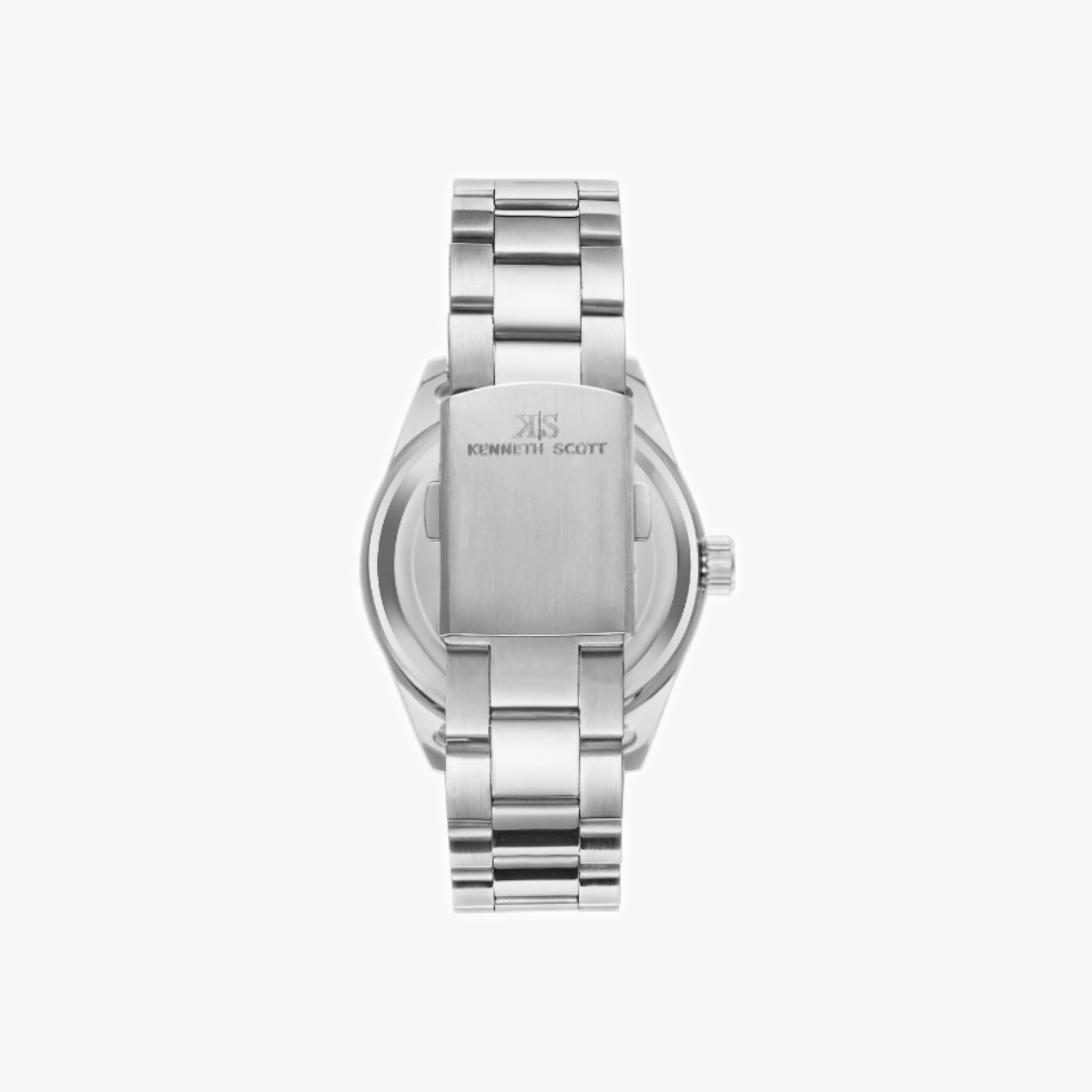 Kenneth Scott Men's Analog Dark Blue Dial Watch-men-watchesandjewellery-watches-image-3