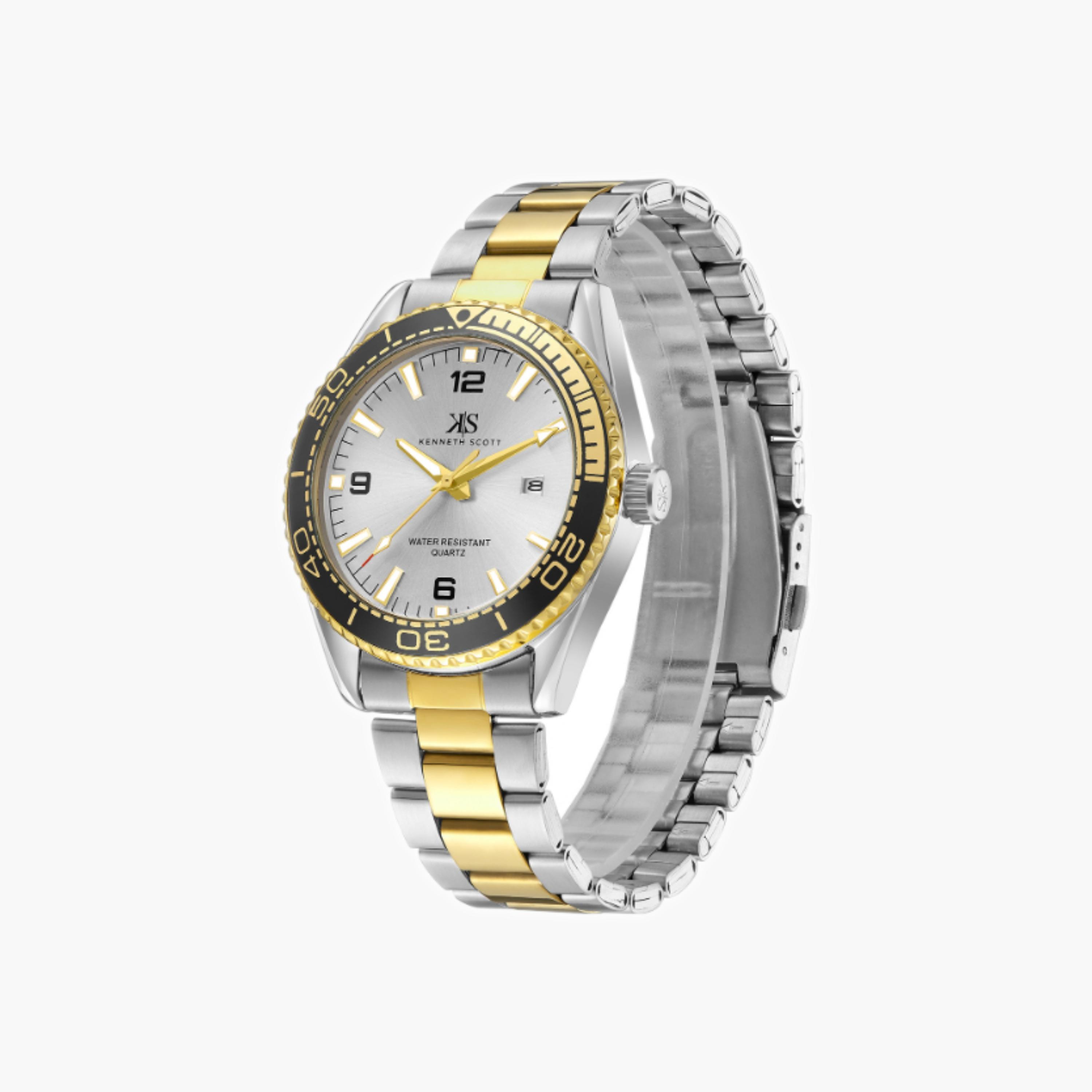 Kenneth Scott Men's Analog Silver Dial Watch-men-watchesandjewellery-watches-image-3