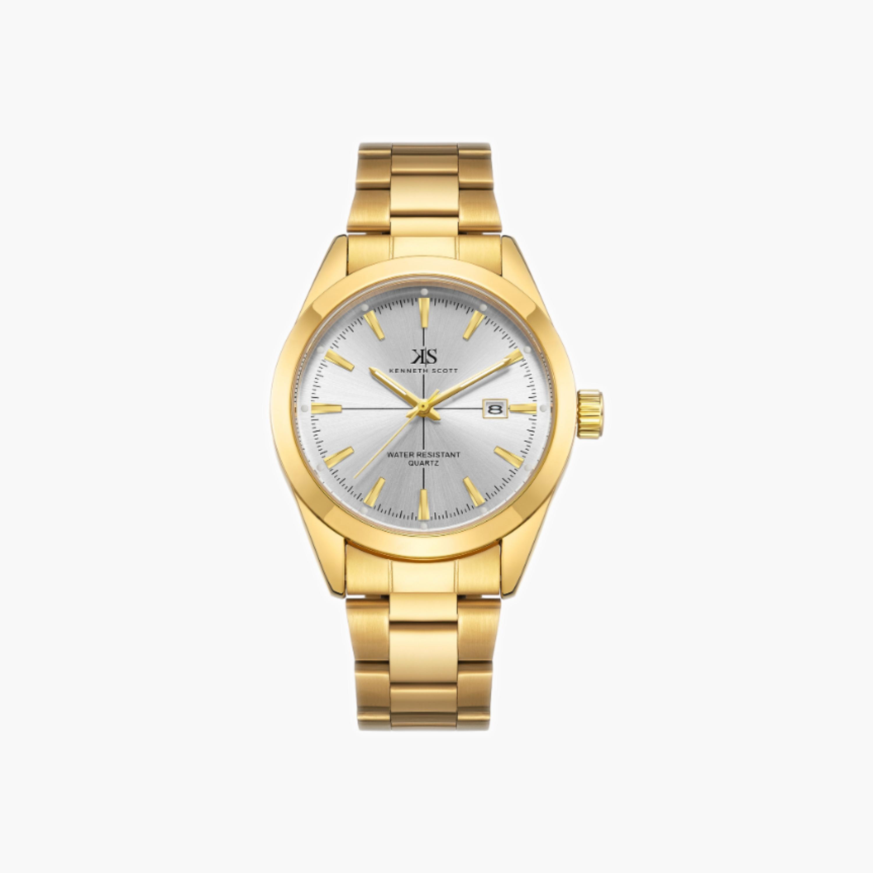Kenneth Scott Men's Analog White Dial Watch-men-watchesandjewellery-watches-image-1