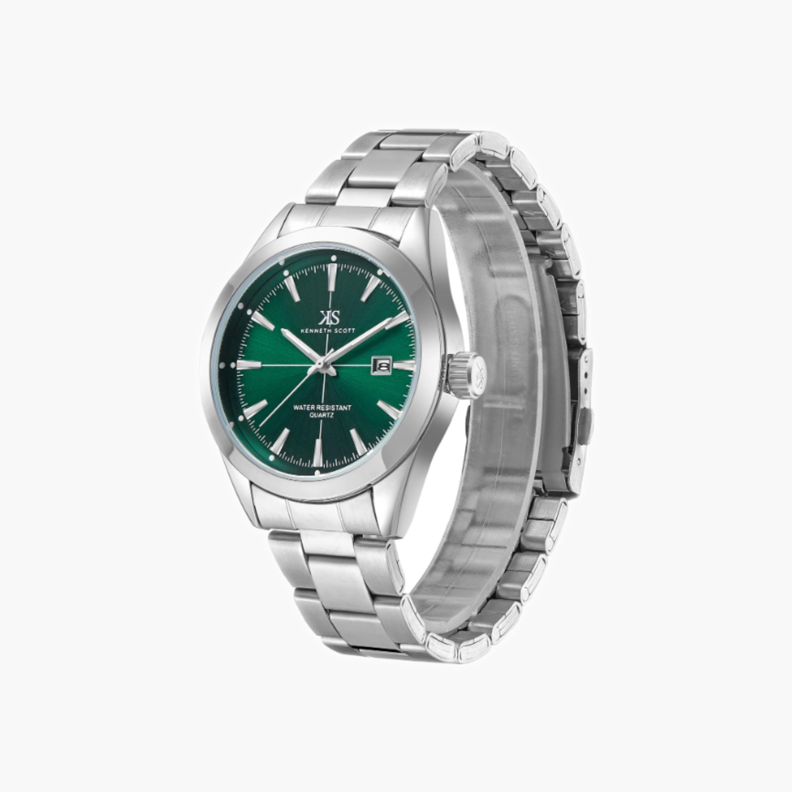 Kenneth Scott Men's Analog Green Dial Watch-men-watchesandjewellery-watches-image-5