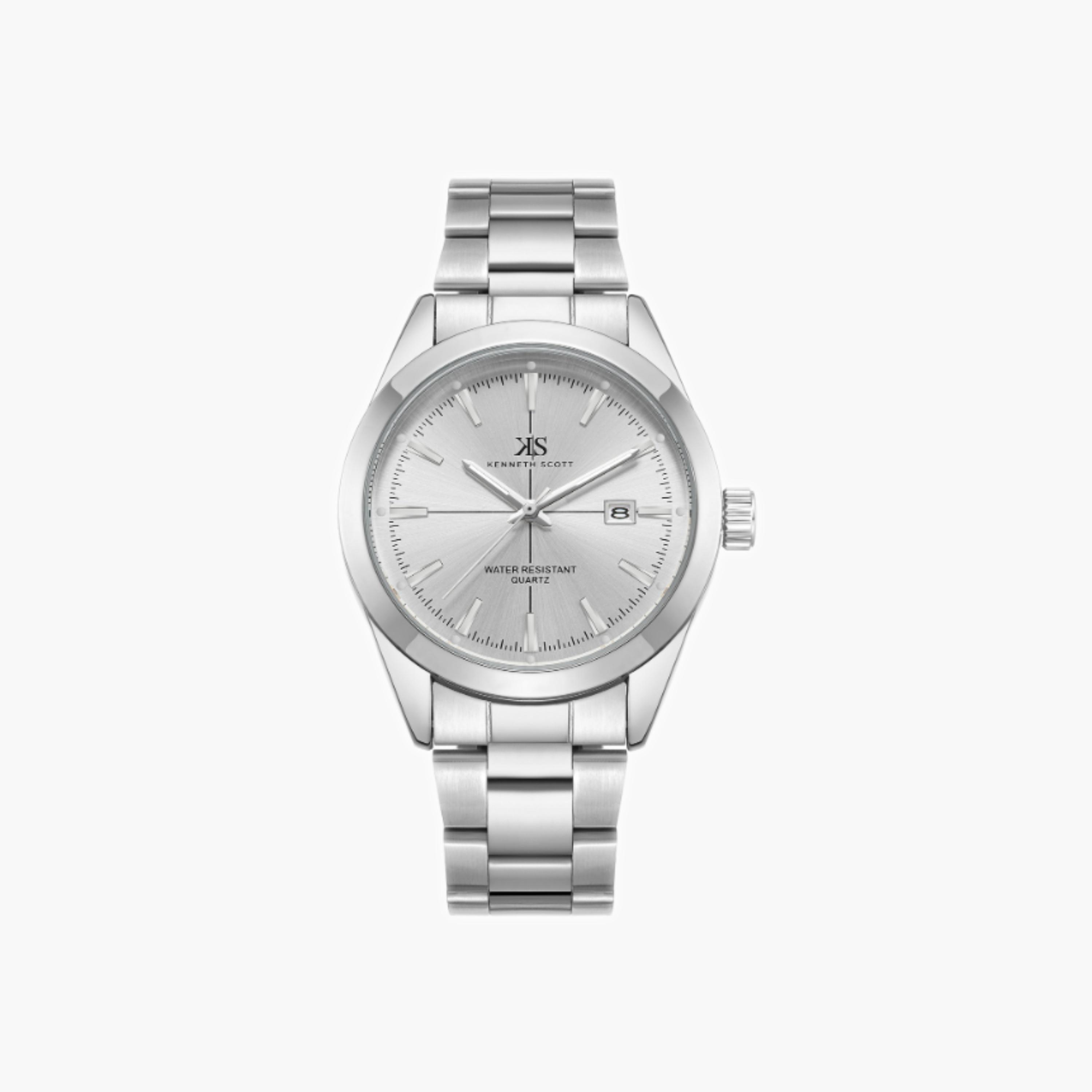 Kenneth Scott Men's Analog White Dial Watch-men-watchesandjewellery-watches-image-1