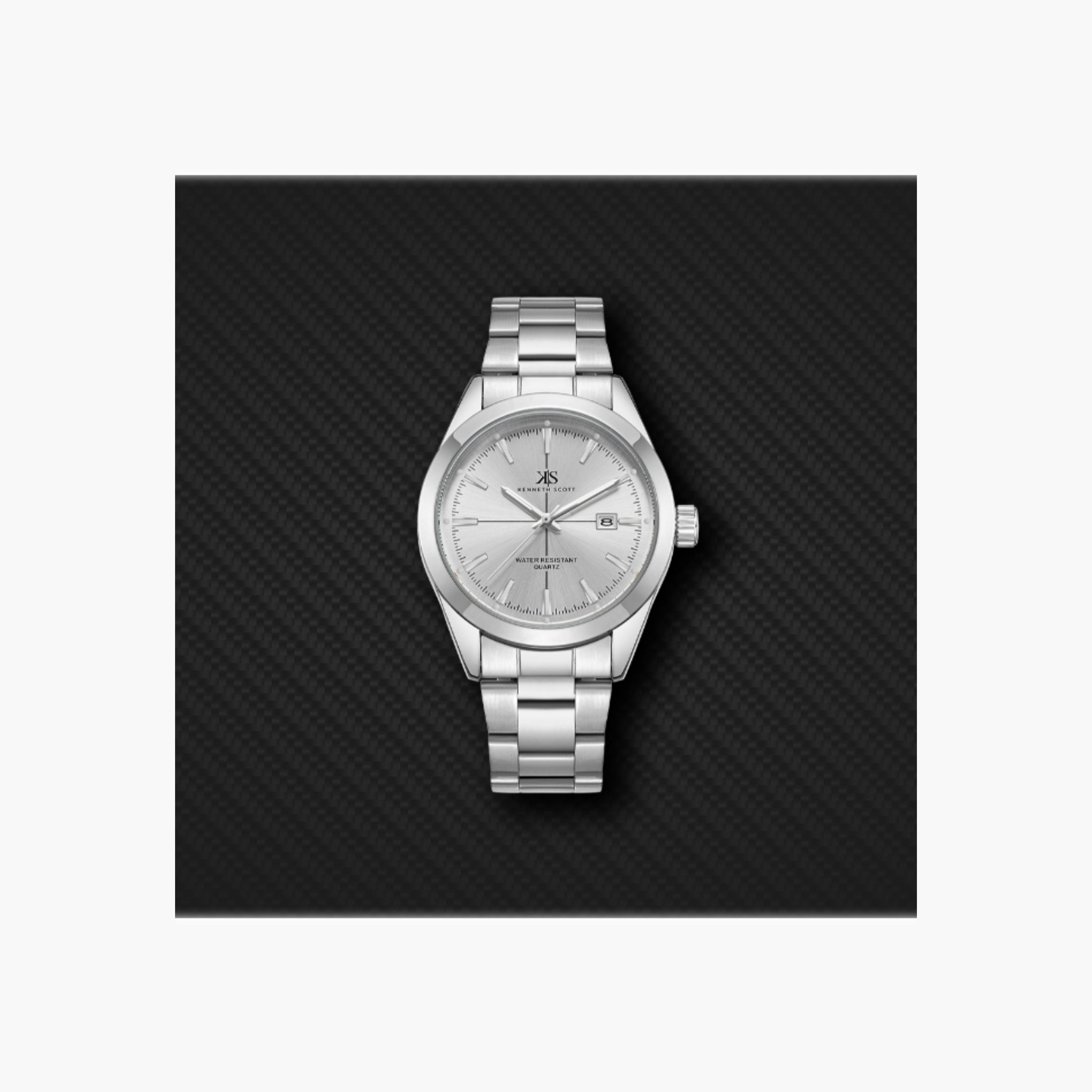 Kenneth Scott Men's Analog White Dial Watch-men-watchesandjewellery-watches-image-3