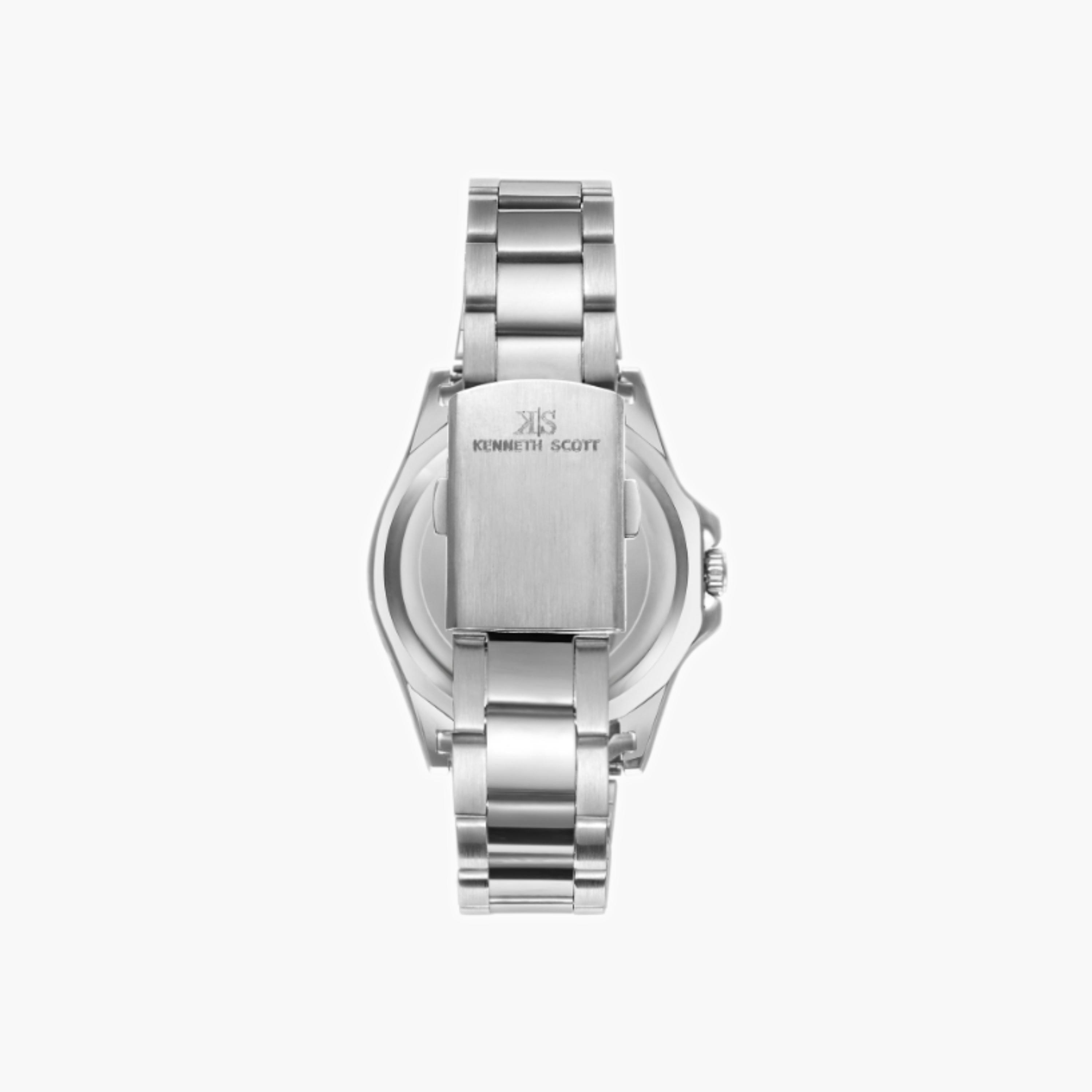 Kenneth Scott Men's Analog White Dial Watch-men-watchesandjewellery-watches-image-3