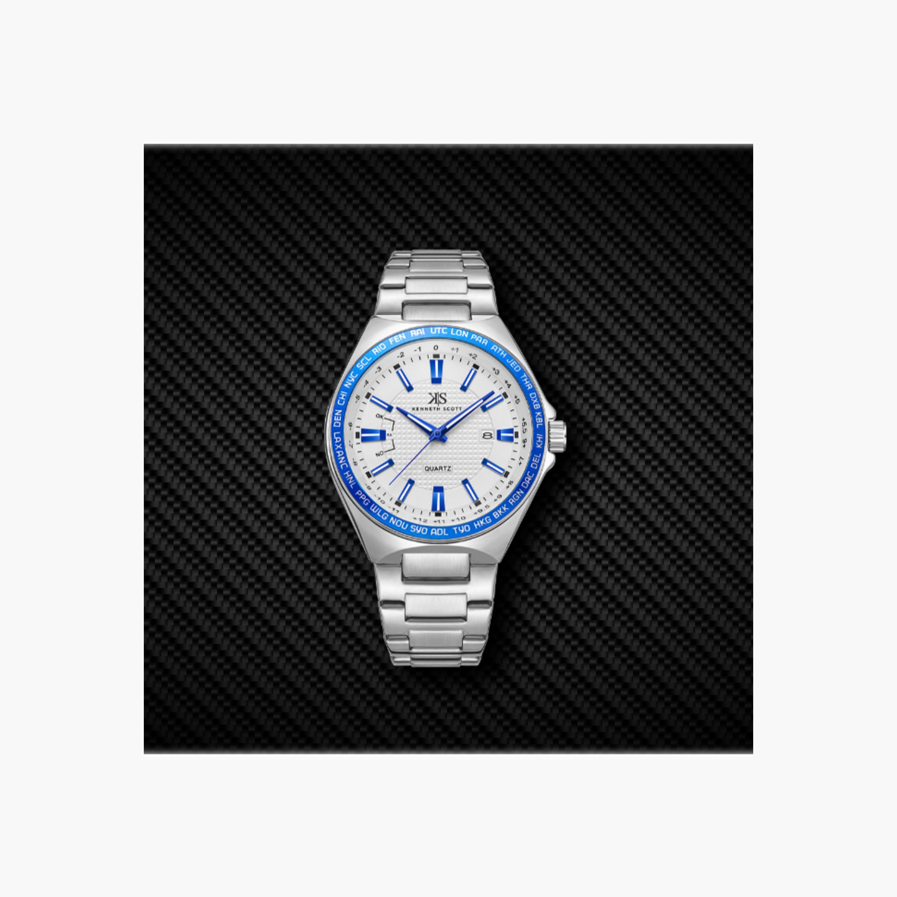 Kenneth Scott Men's Analog White Dial Watch-men-watchesandjewellery-watches-image-5