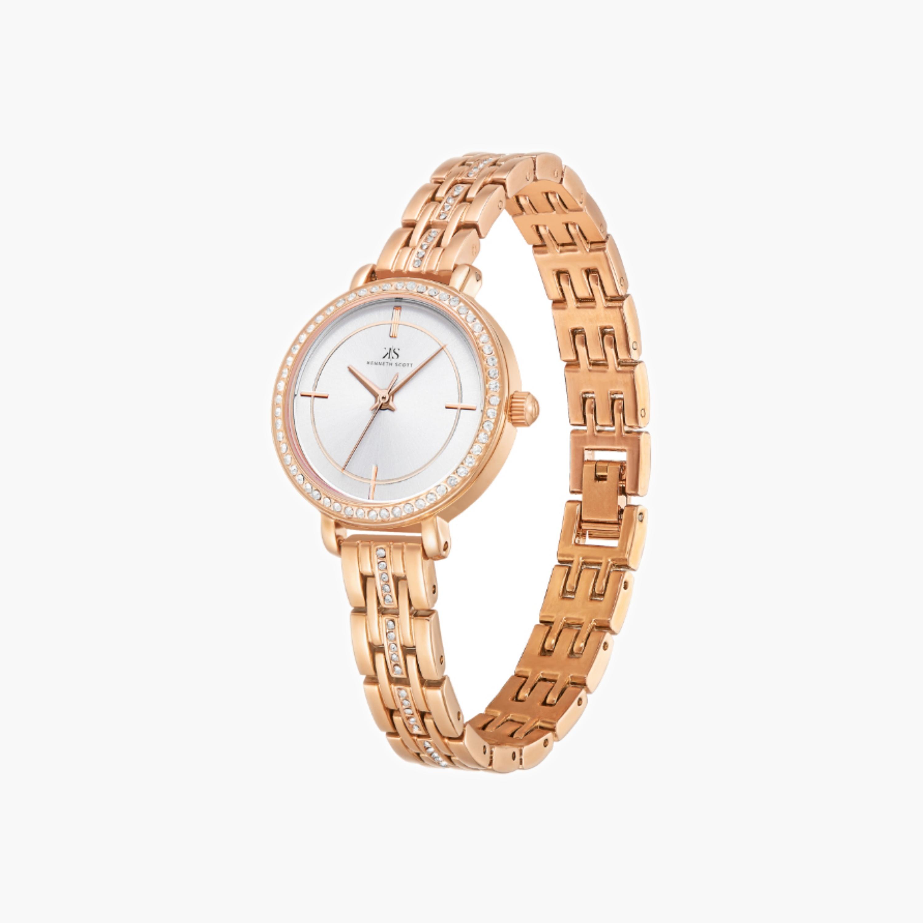 Kenneth Scott Women's Analog White Dial Watch-women-watchesandjewellery-watches-image-3
