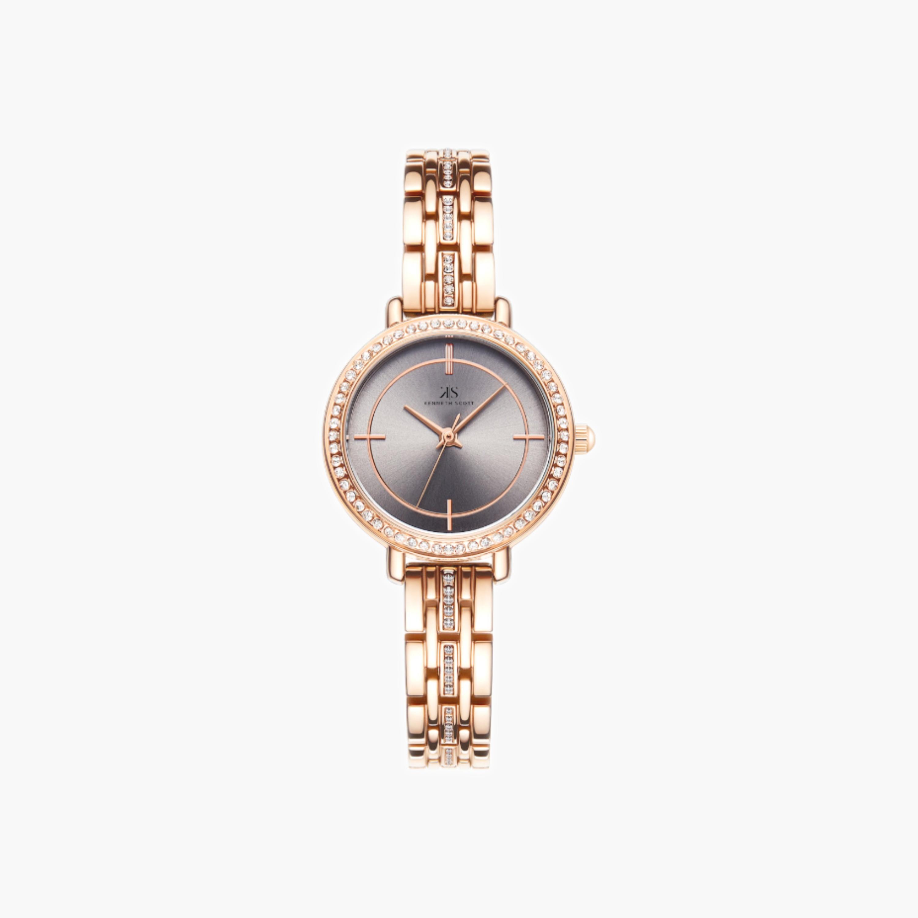Kenneth Scott Women's Analog Grey Dial Watch-women-watchesandjewellery-watches-image-1