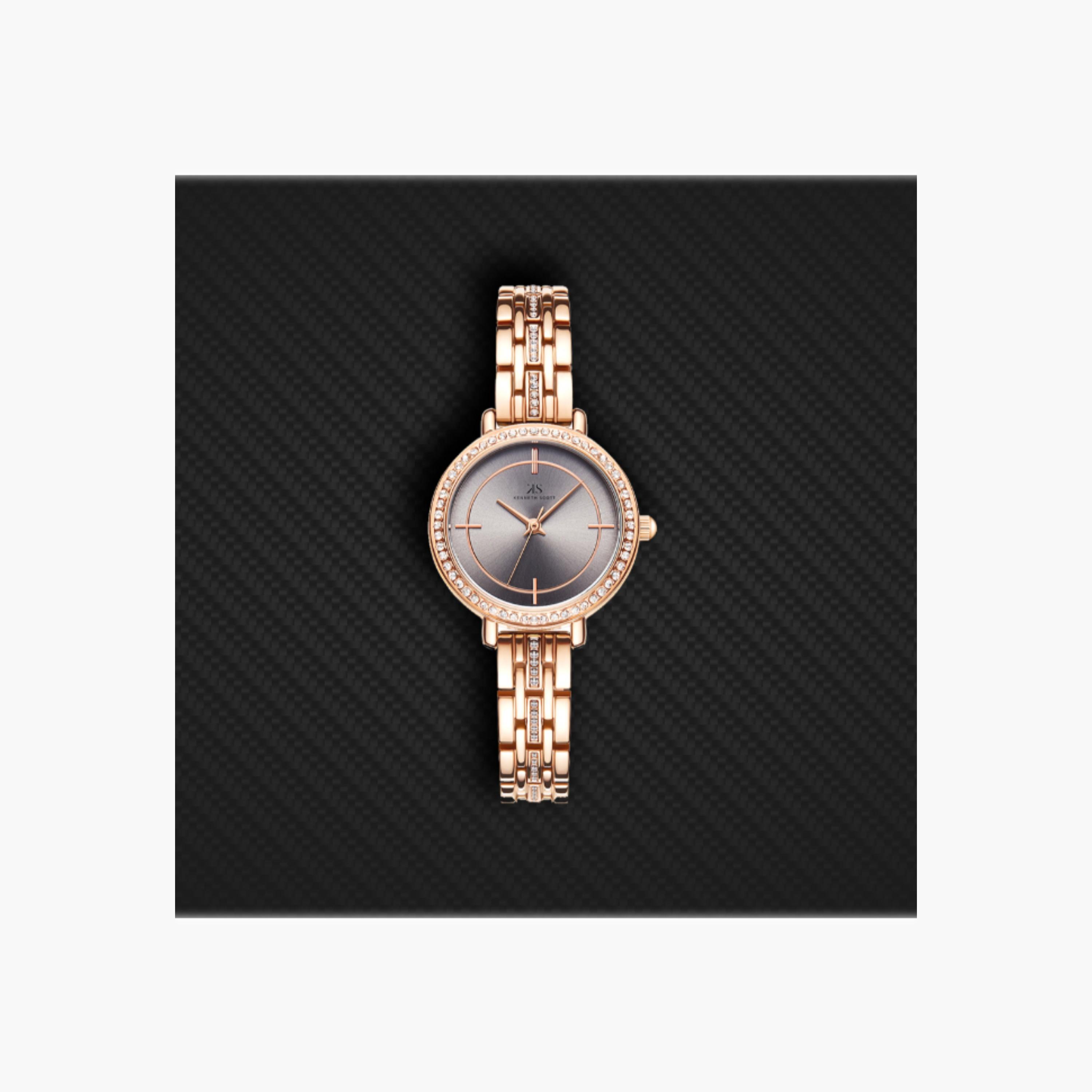 Kenneth Scott Women's Analog Grey Dial Watch-women-watchesandjewellery-watches-image-2