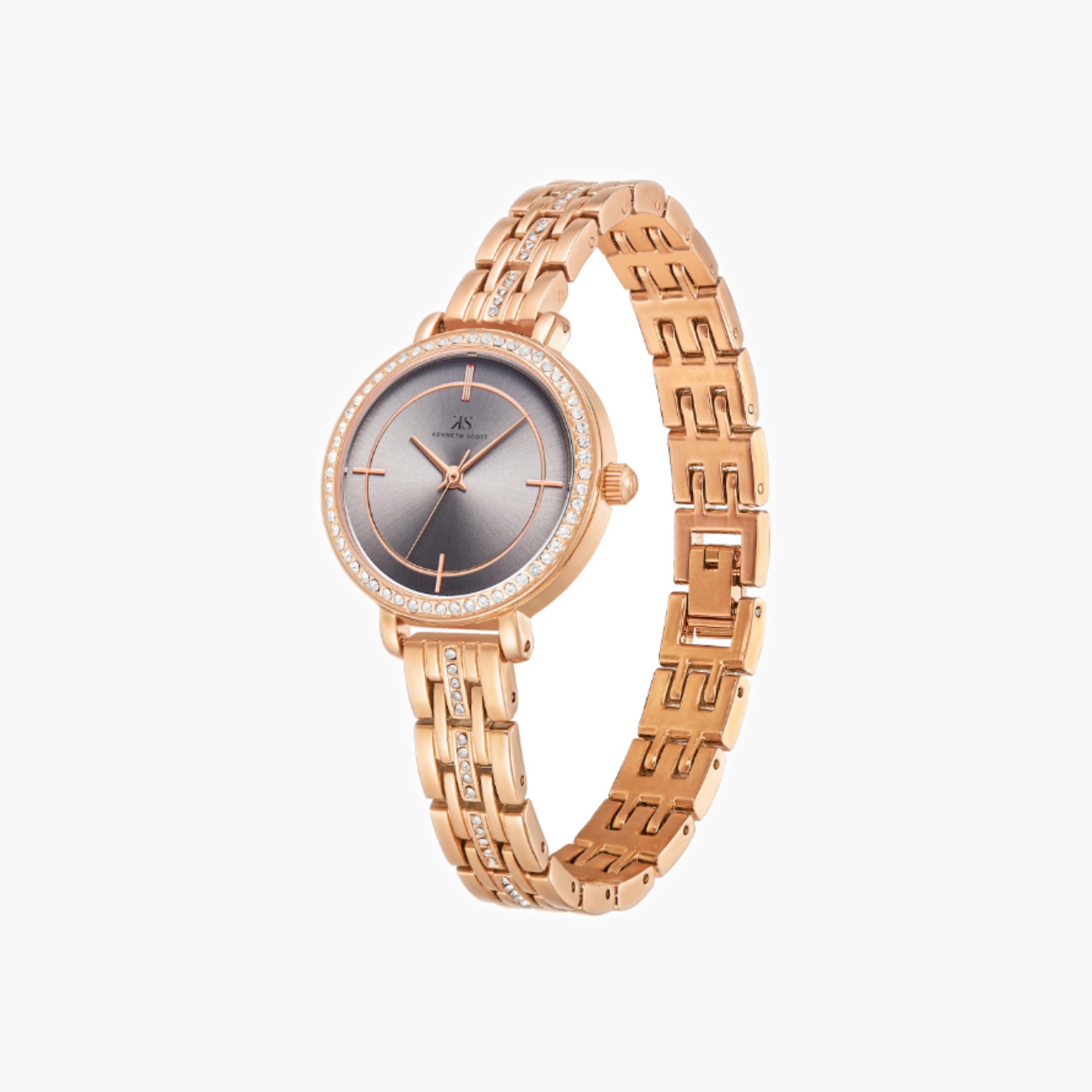 Kenneth Scott Women's Analog Grey Dial Watch-women-watchesandjewellery-watches-image-4