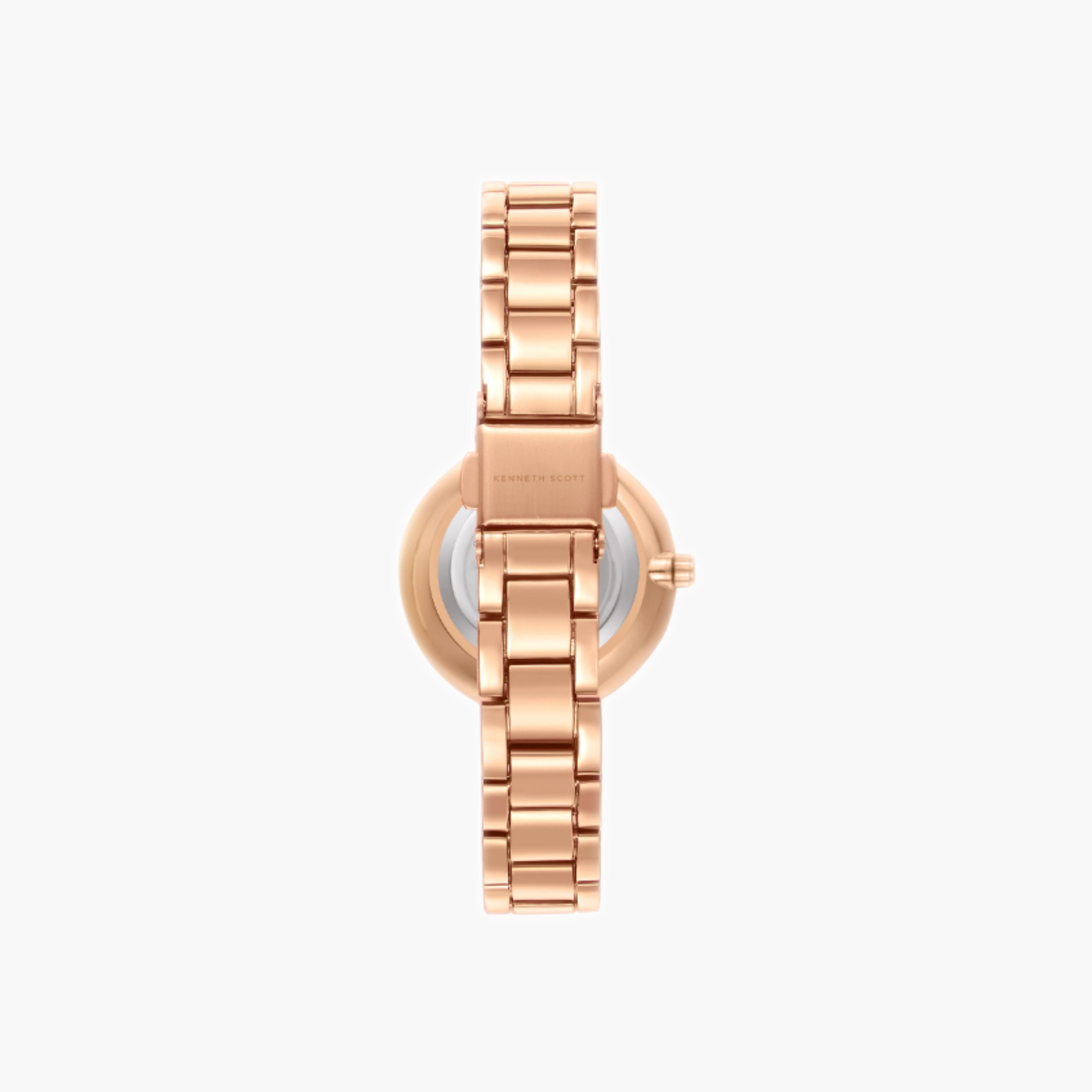 Kenneth Scott Women's Analog Rose Gold Dial Watch-women-watchesandjewellery-watches-image-3