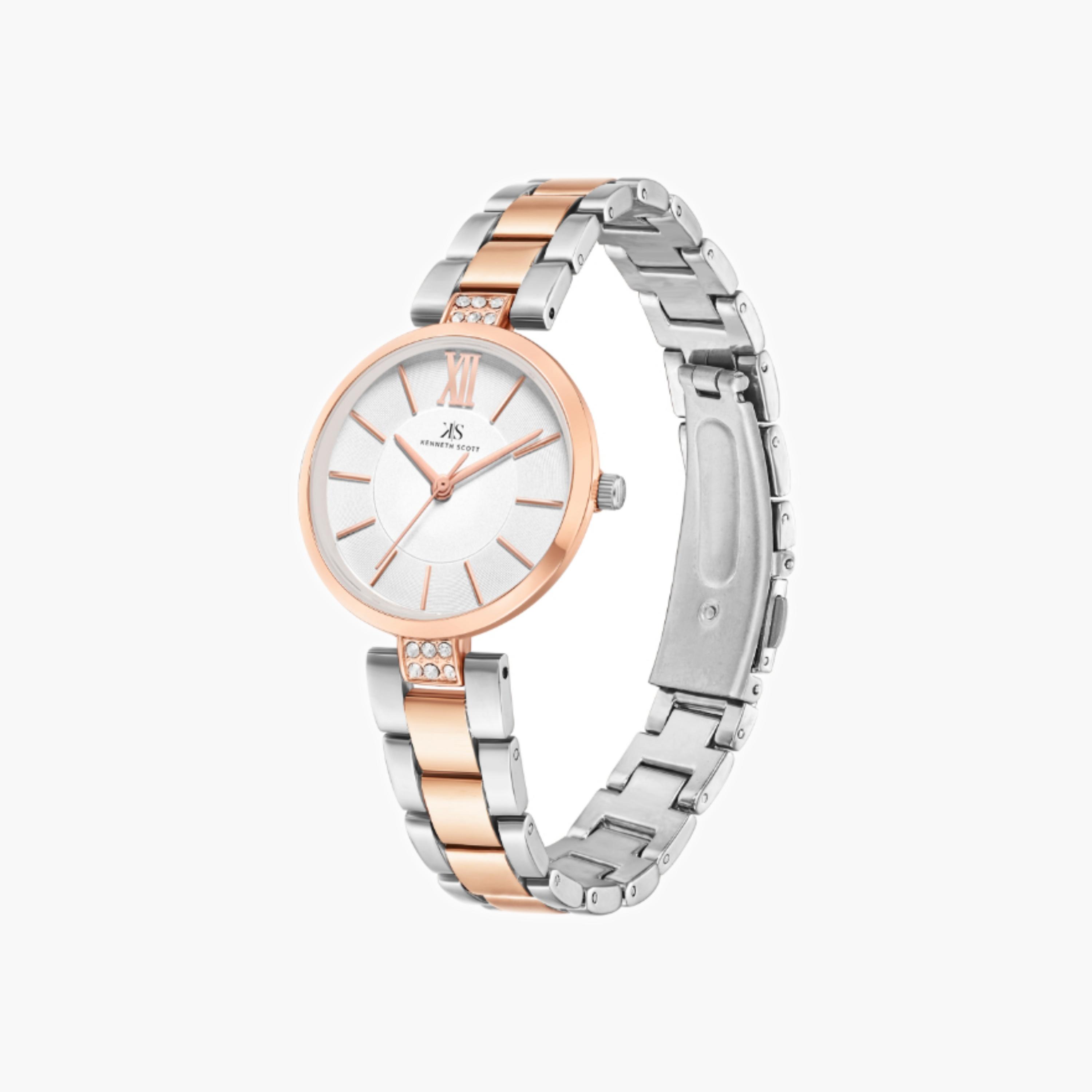 Kenneth Scott Women's Analog White Dial Watch-women-watchesandjewellery-watches-image-3