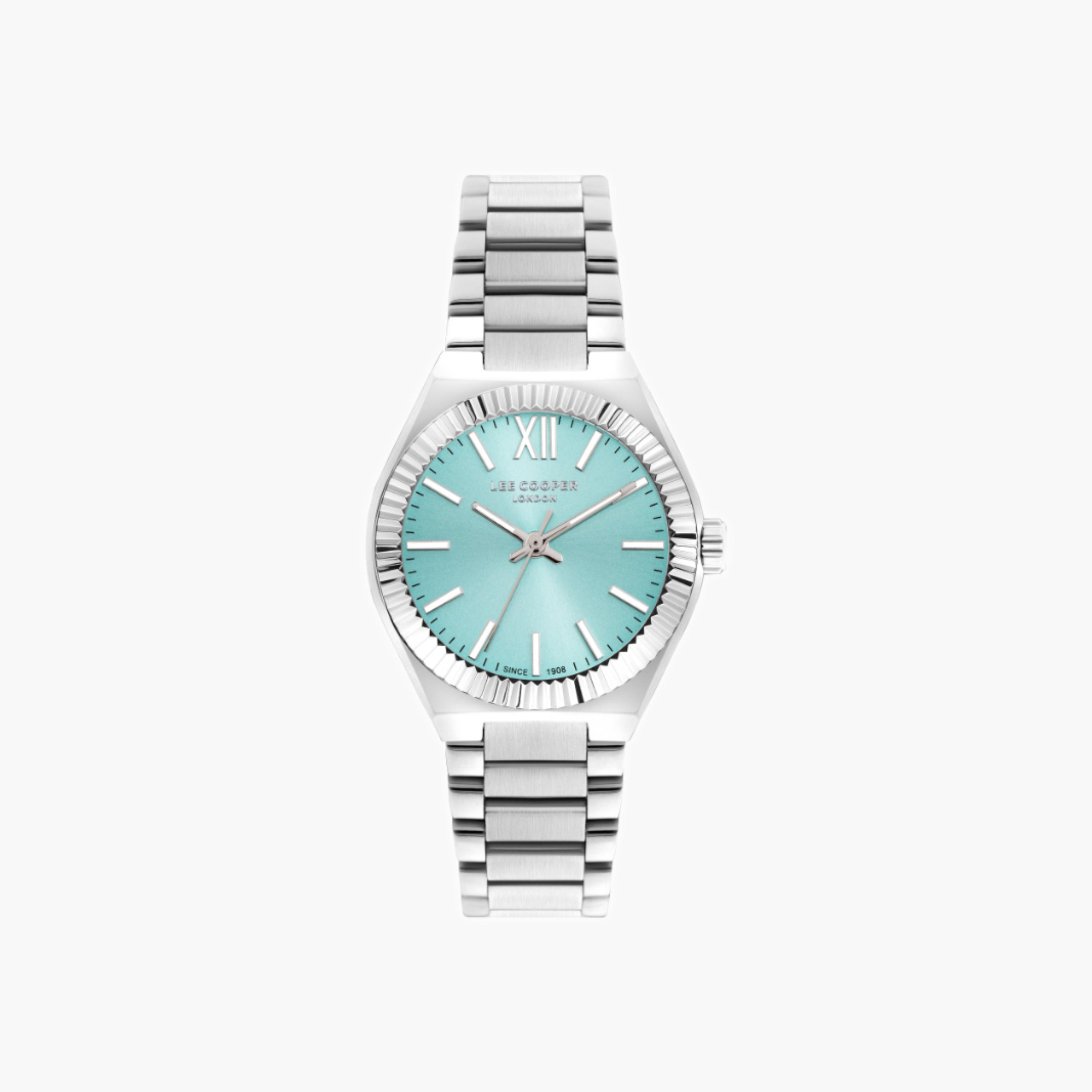 ساعة لي كوبر النسائية التناظرية ذات المينا الزرقاء-men-watchesandjewellery-watches-image-1