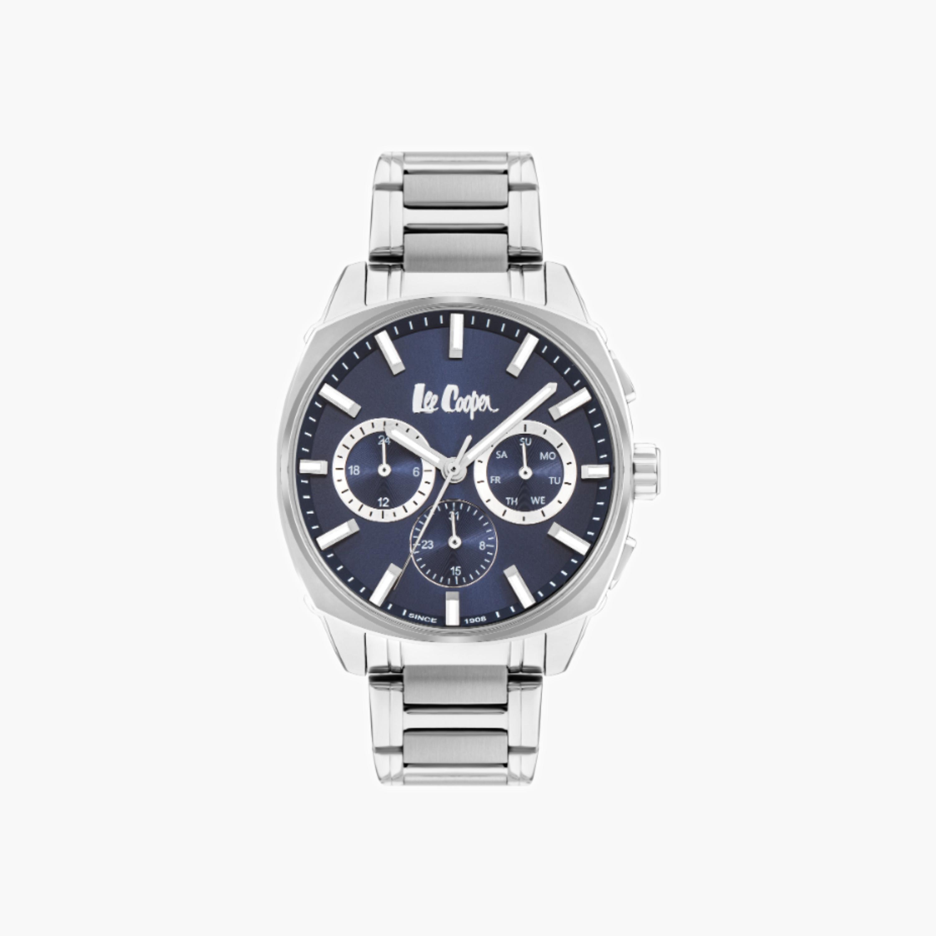 Lee Cooper Men's Multi Function Dark Blue Dial Watch-men-watchesandjewellery-watches-image-1