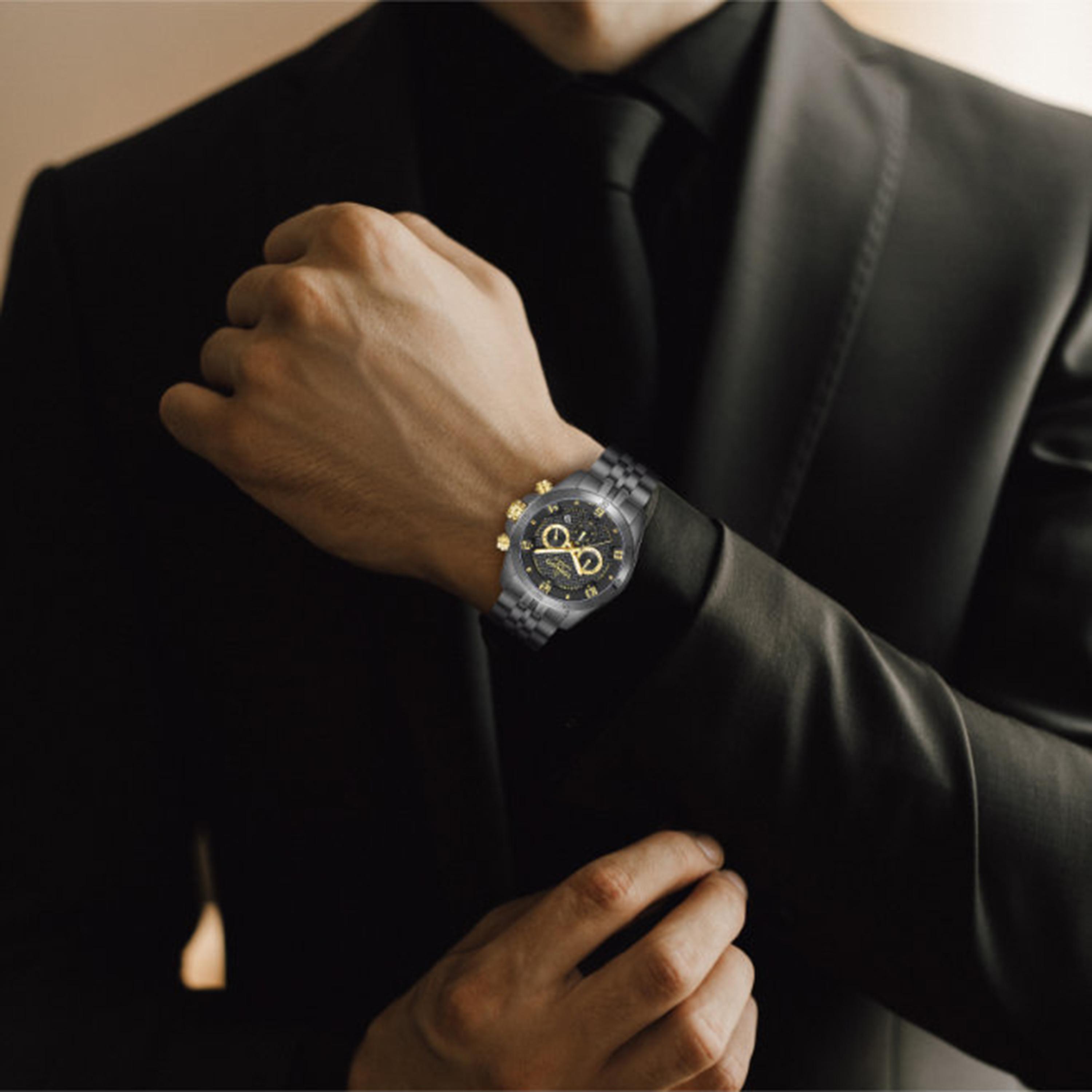 Tornado Men's 46MM Grey Chronograph Stainless Steel Watch | T3149B-XBXBG-men-watchesandjewellery-watches-image-8