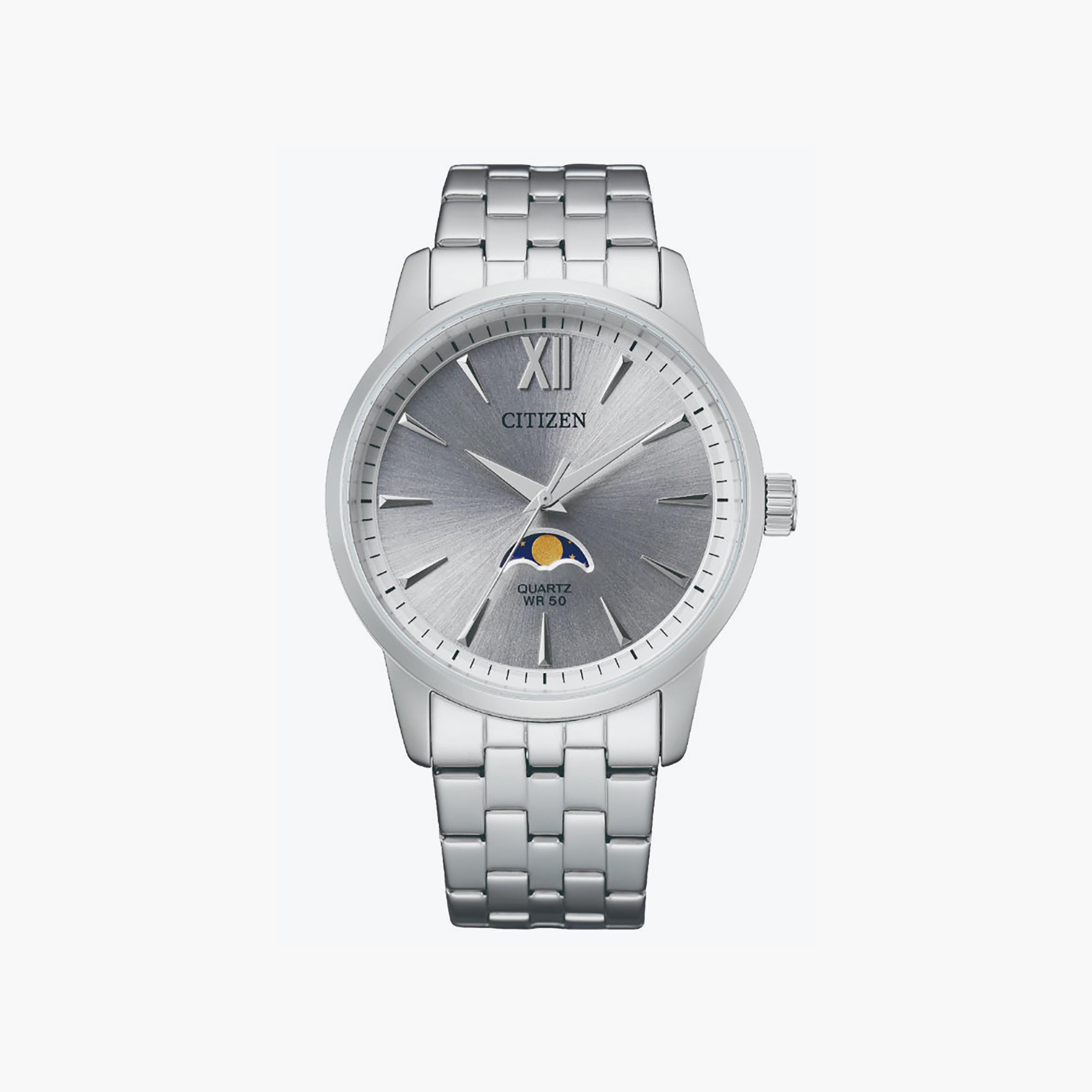 Citizen Men's 42MM Silver Analog Stainless Steel Watch | AK5000-54A-men-watchesandjewellery-watches-image-1