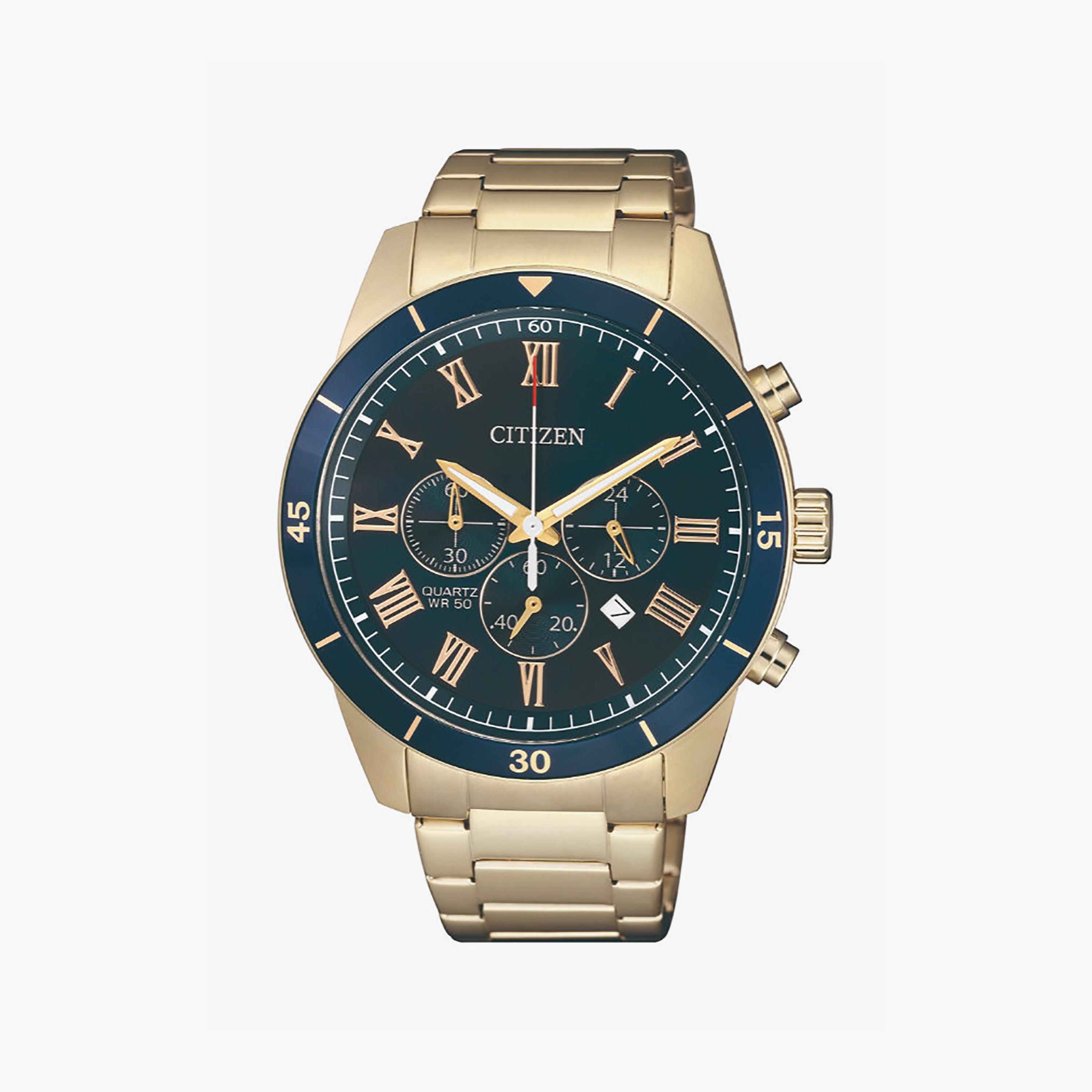 Citizen Men's 44MM Blue Analog Stainless Steel Watch | AN8169-58L-men-watchesandjewellery-watches-image-1