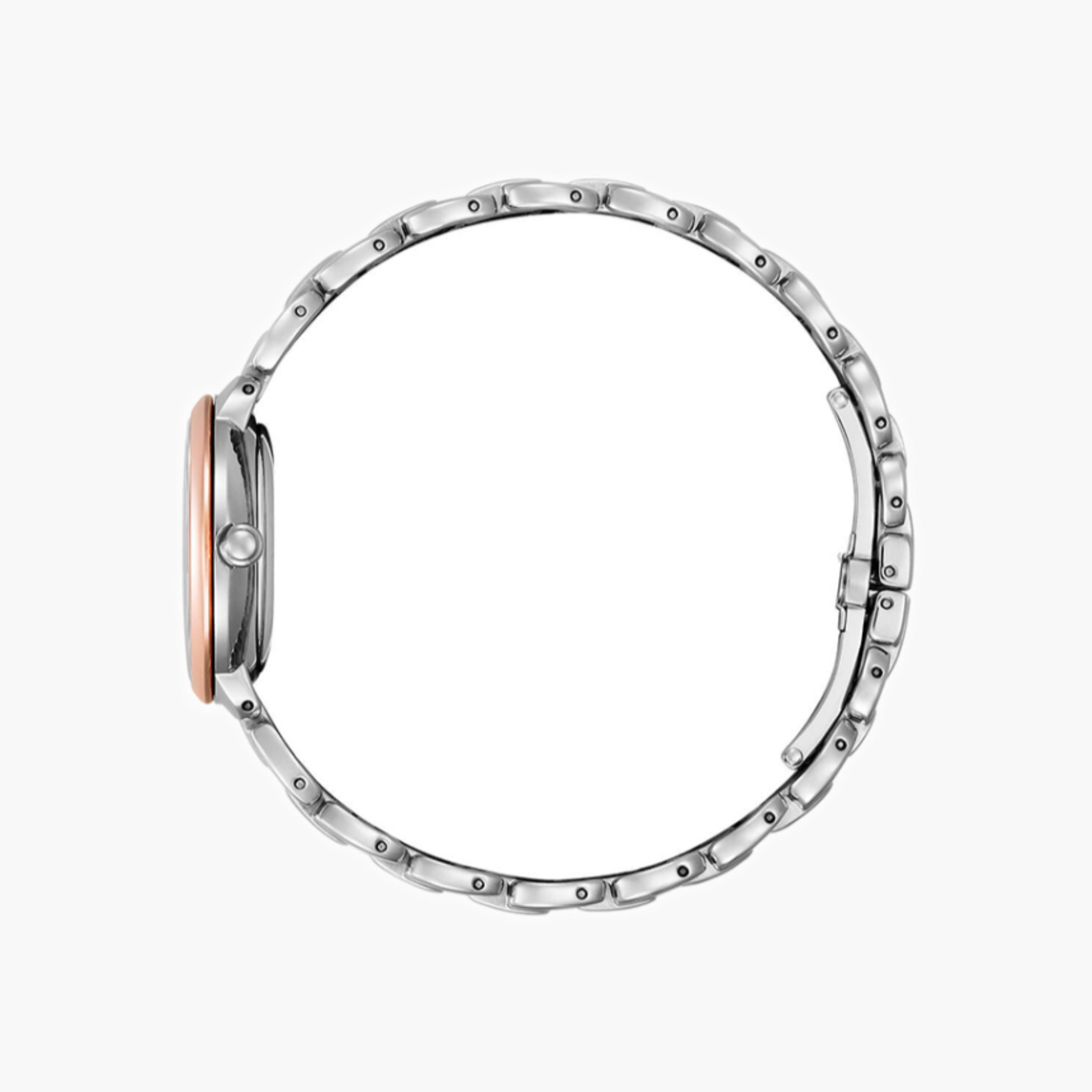 ساعة سيتيزن النسائية التناظرية بمينا ذهبي وردي - EM0924-85Y-women-watchesandjewellery-watches-image-2