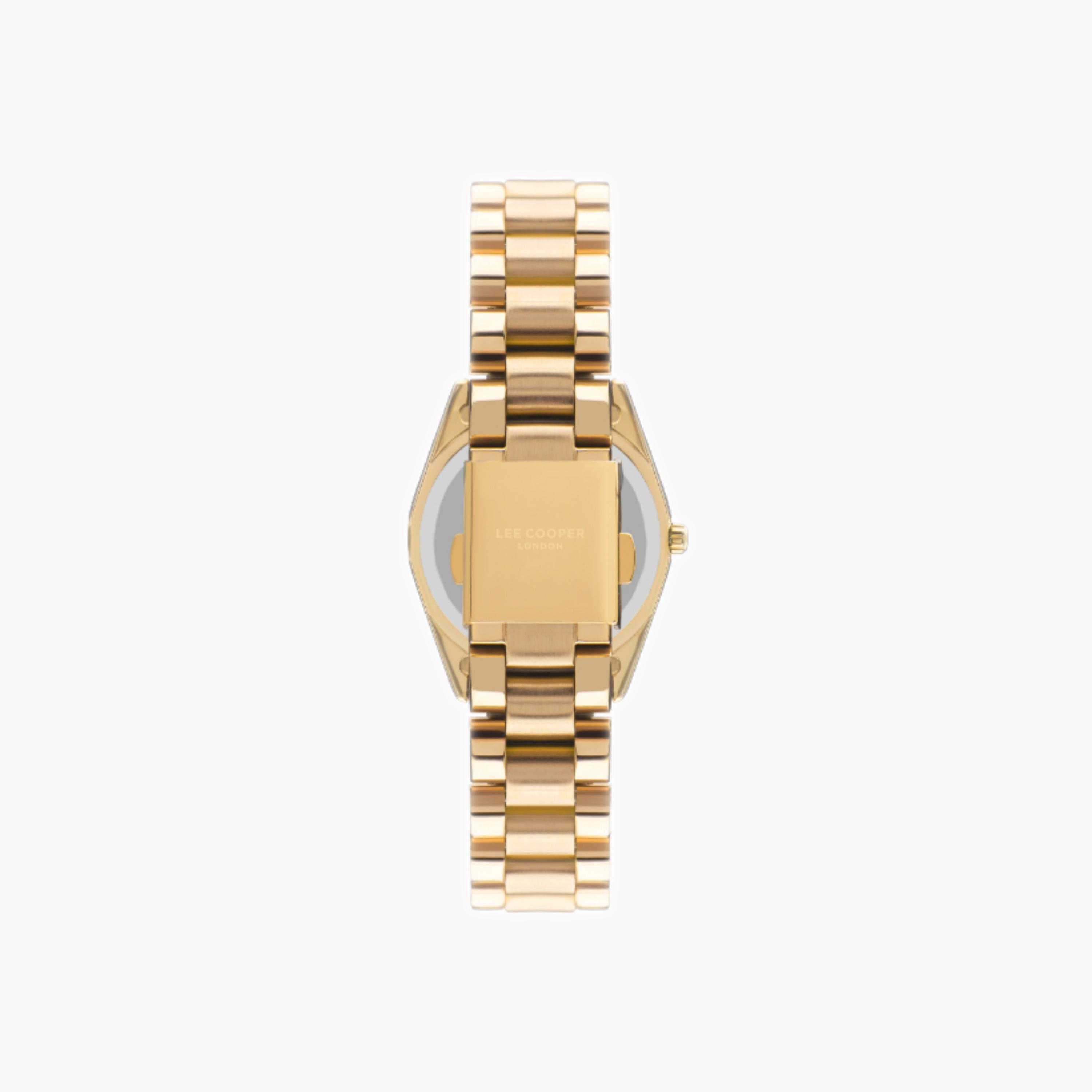 ساعة لي كوبر النسائية التناظرية ذات المينا البيضاء المصنوعة من عرق اللؤلؤ-men-watchesandjewellery-watches-image-3