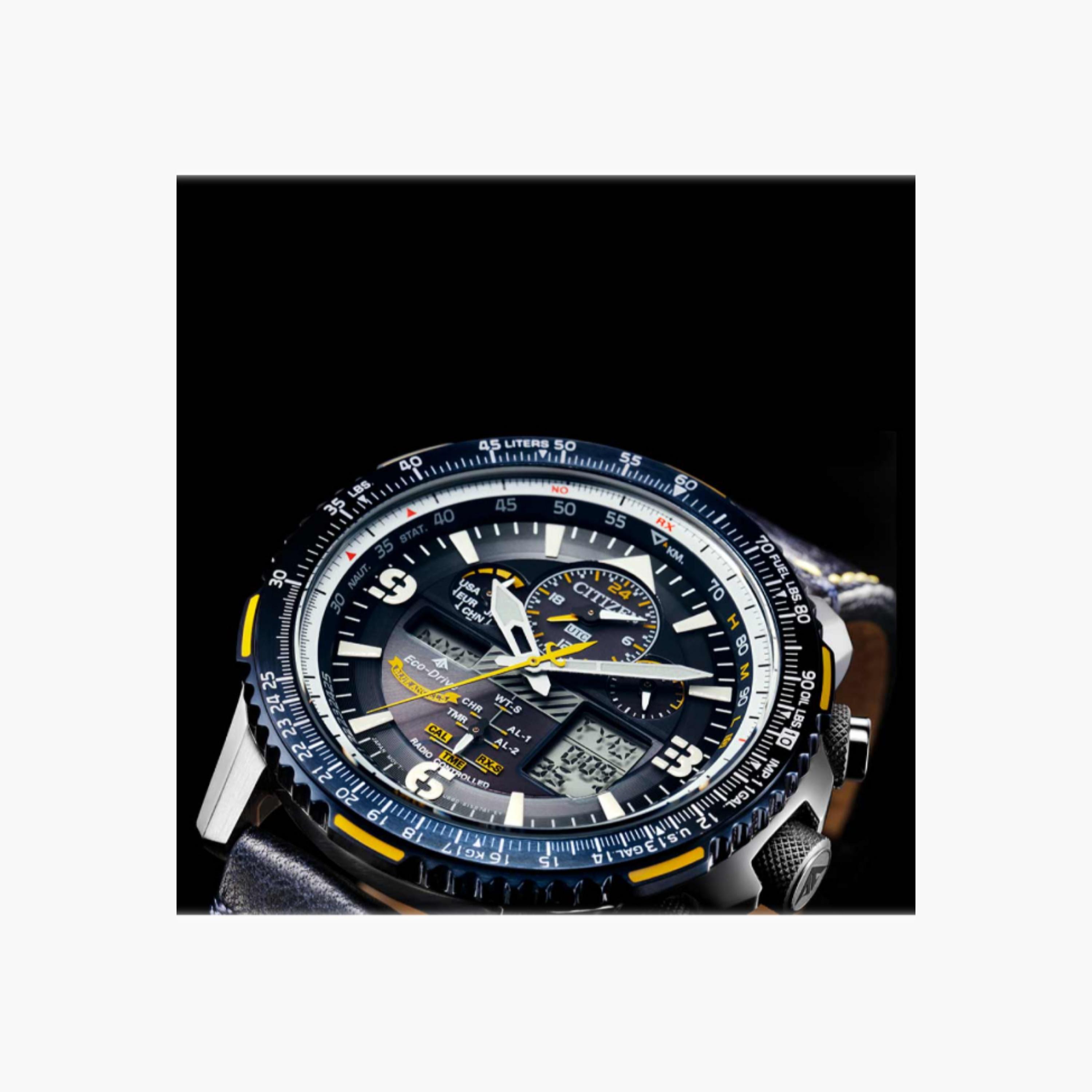 ساعة سيتيزن رجالية تناظرية بمينا أزرق-men-watchesandjewellery-watches-image-3