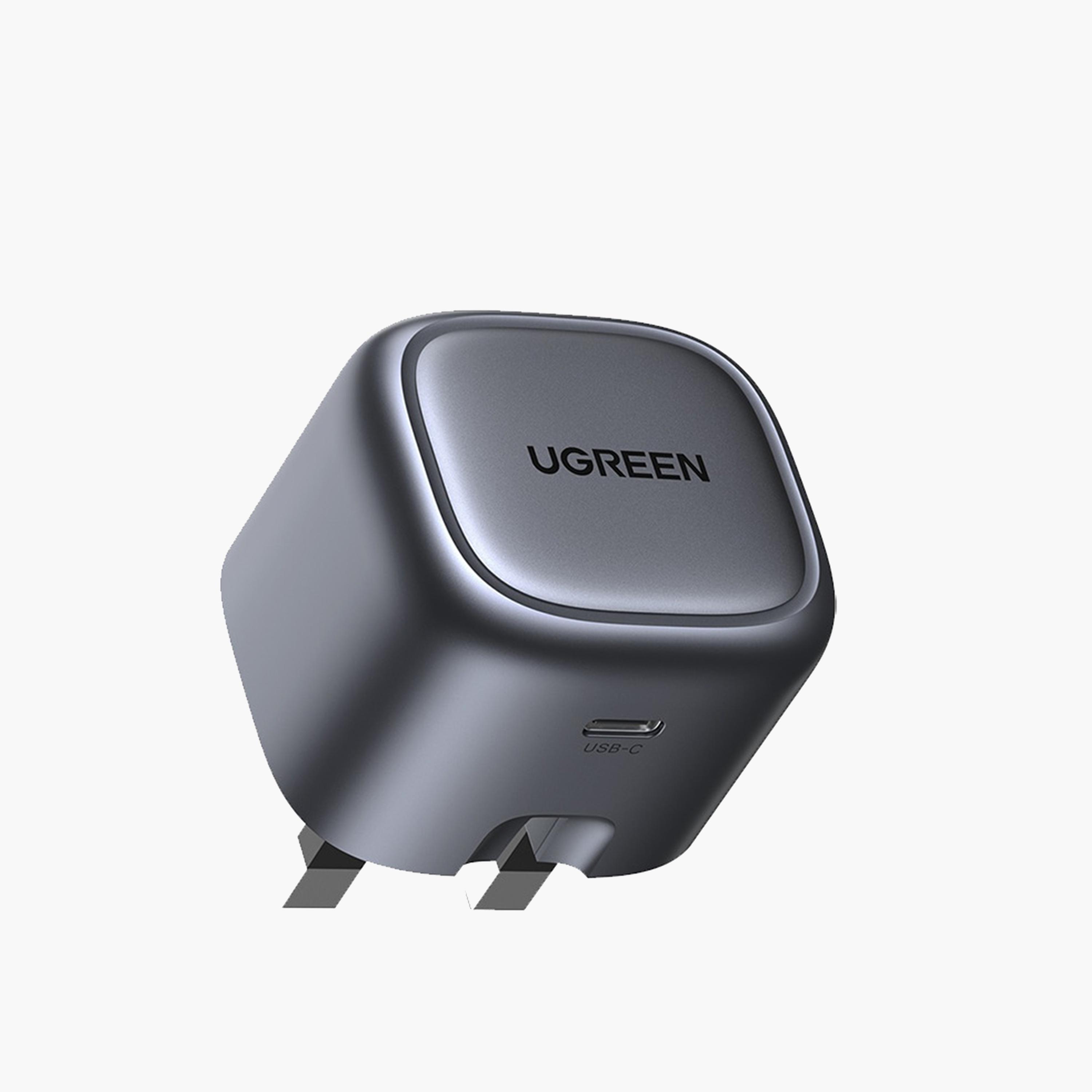 Ugreen Nexode Fast Charger GaN USB-C Port 30W - Gray-electronics-accessories-mobileaccesories-image-1