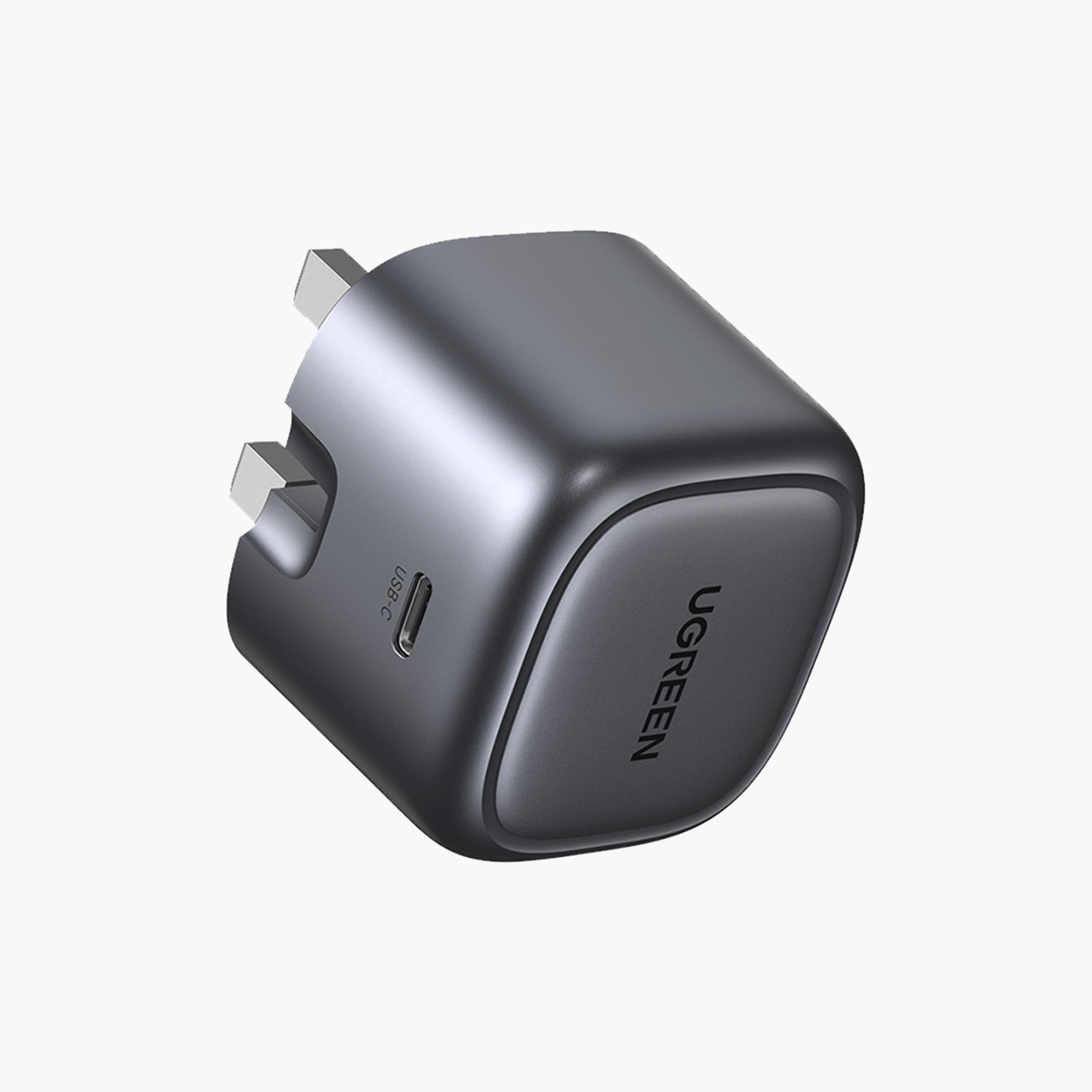 Ugreen Nexode Fast Charger GaN USB-C Port 30W - Gray-electronics-accessories-mobileaccesories-image-2