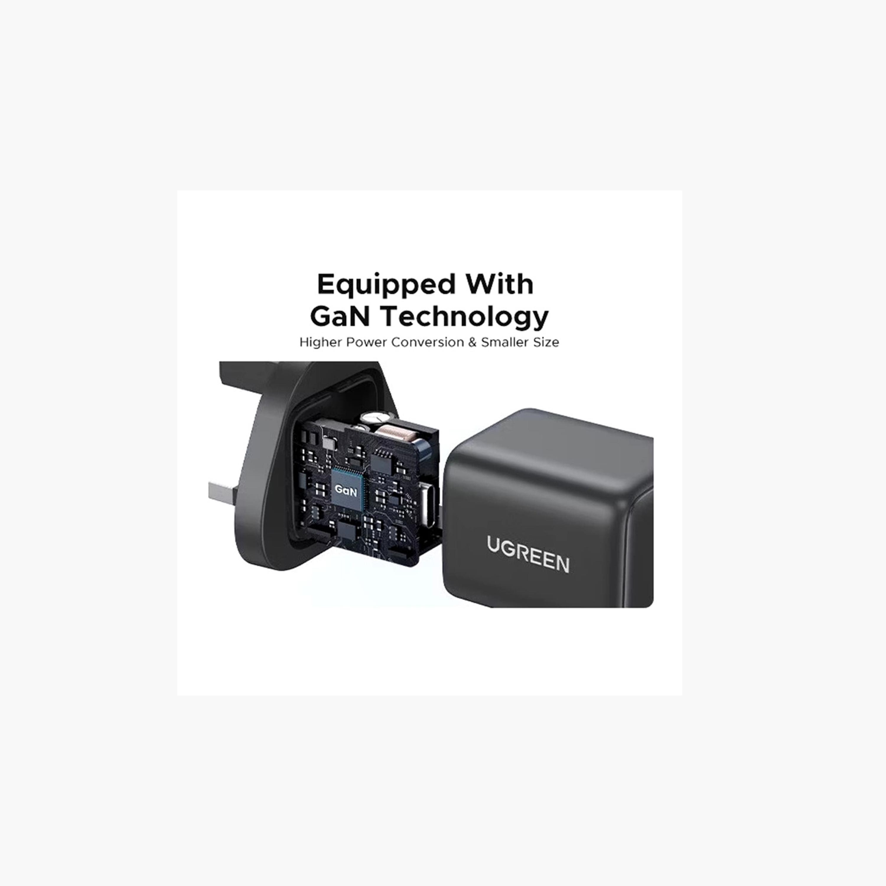 Ugreen Wall Charger USB-C Port 20W - Gray-electronics-accessories-mobileaccesories-image-4