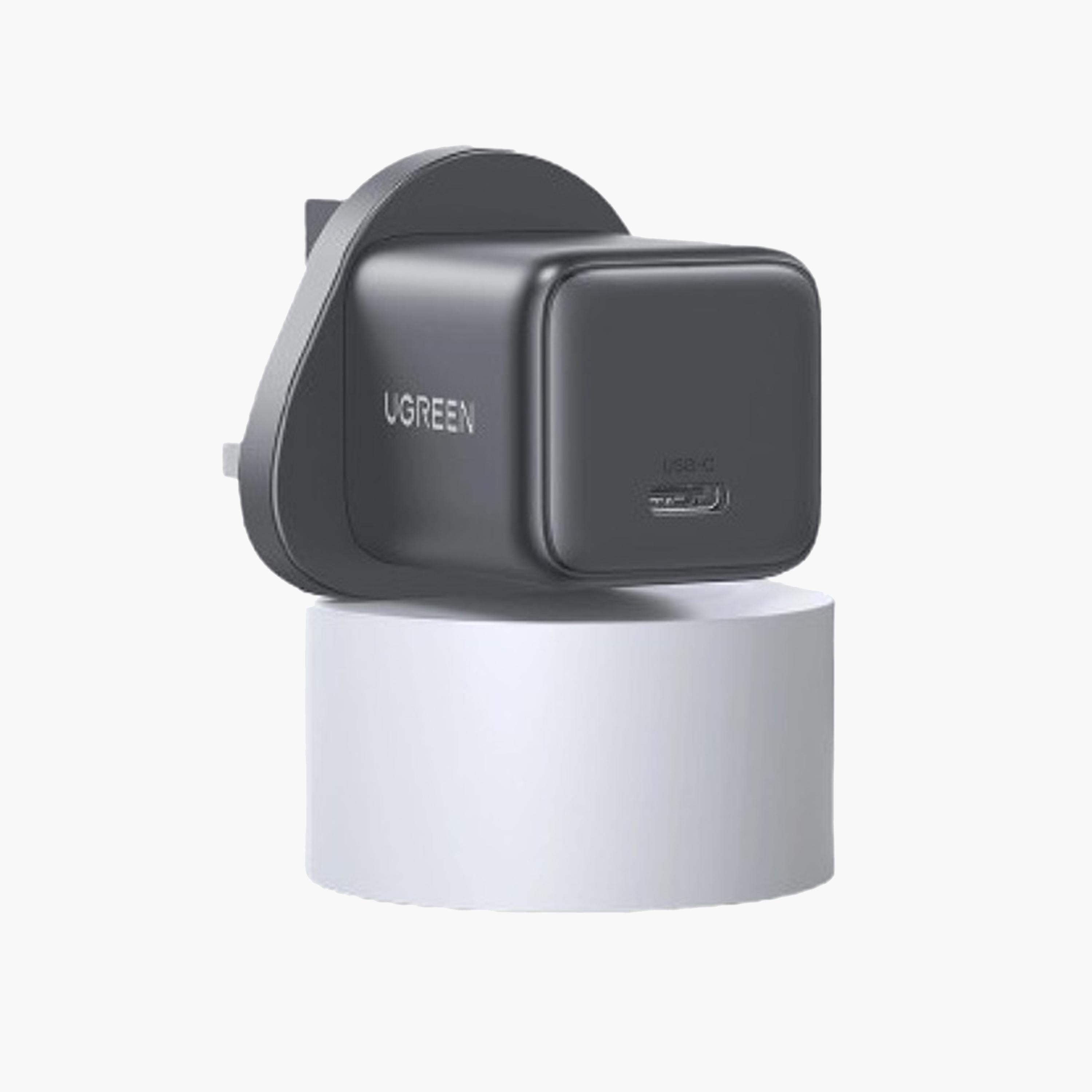 Ugreen Wall Charger with GaN USB-C Port 30W - Gray-electronics-accessories-mobileaccesories-image-1