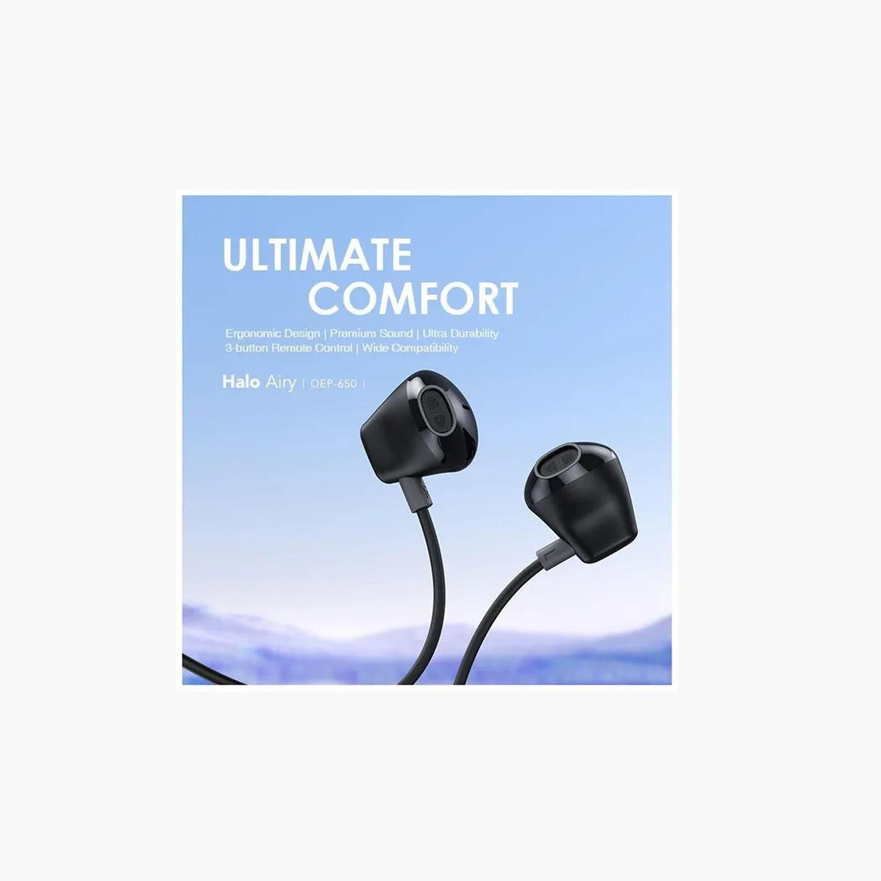 Oraimo Earbuds Halo Airy In-ear Wired Type-C Connector - Blue-electronics-headphonesandearphones-image-3