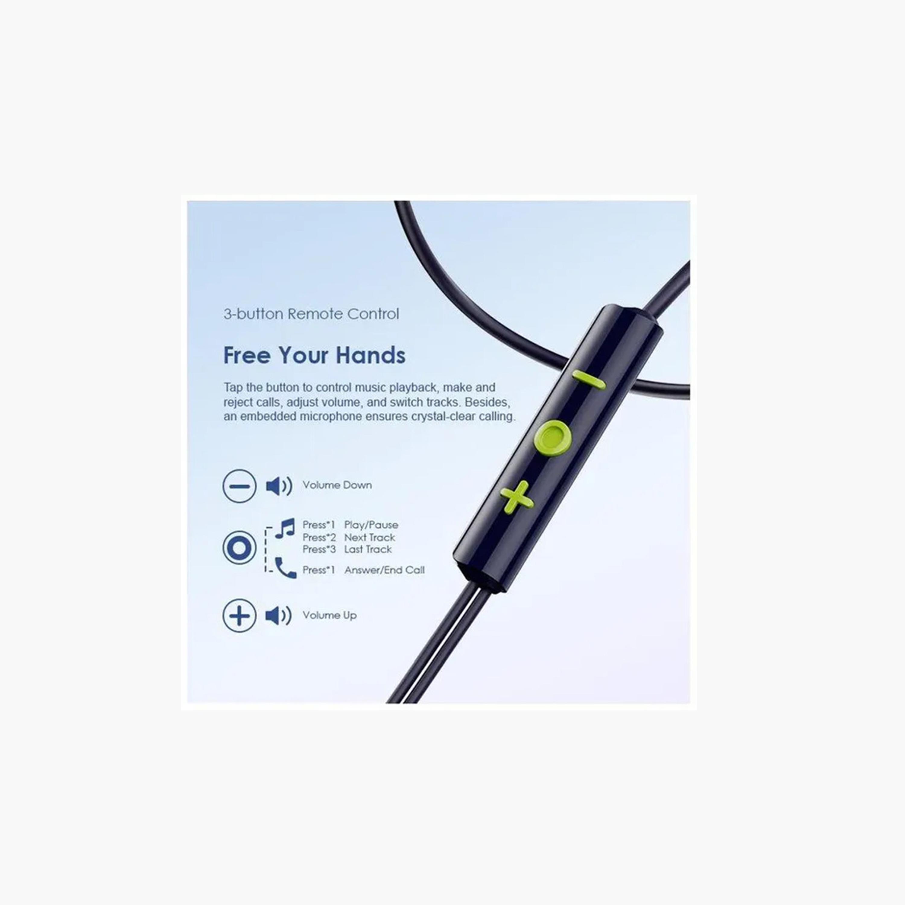 Oraimo Earbuds Halo Airy In-ear Wired Type-C Connector - Blue-electronics-headphonesandearphones-image-4