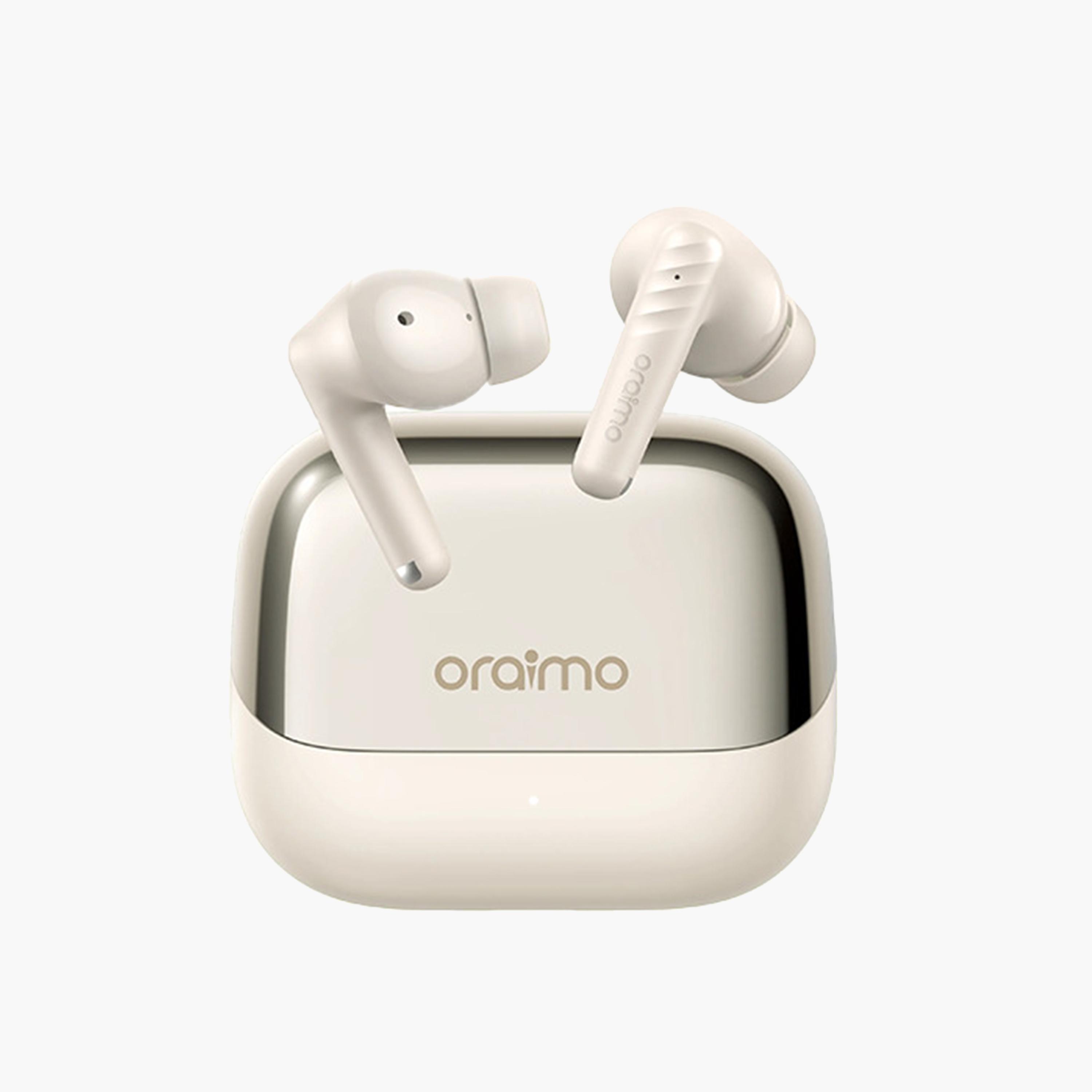 Oraimo Earbuds SpaceBuds Neo Plus ANC True Wireless Spatial Earbuds - Light Gold-electronics-headphonesandearphones-image-1