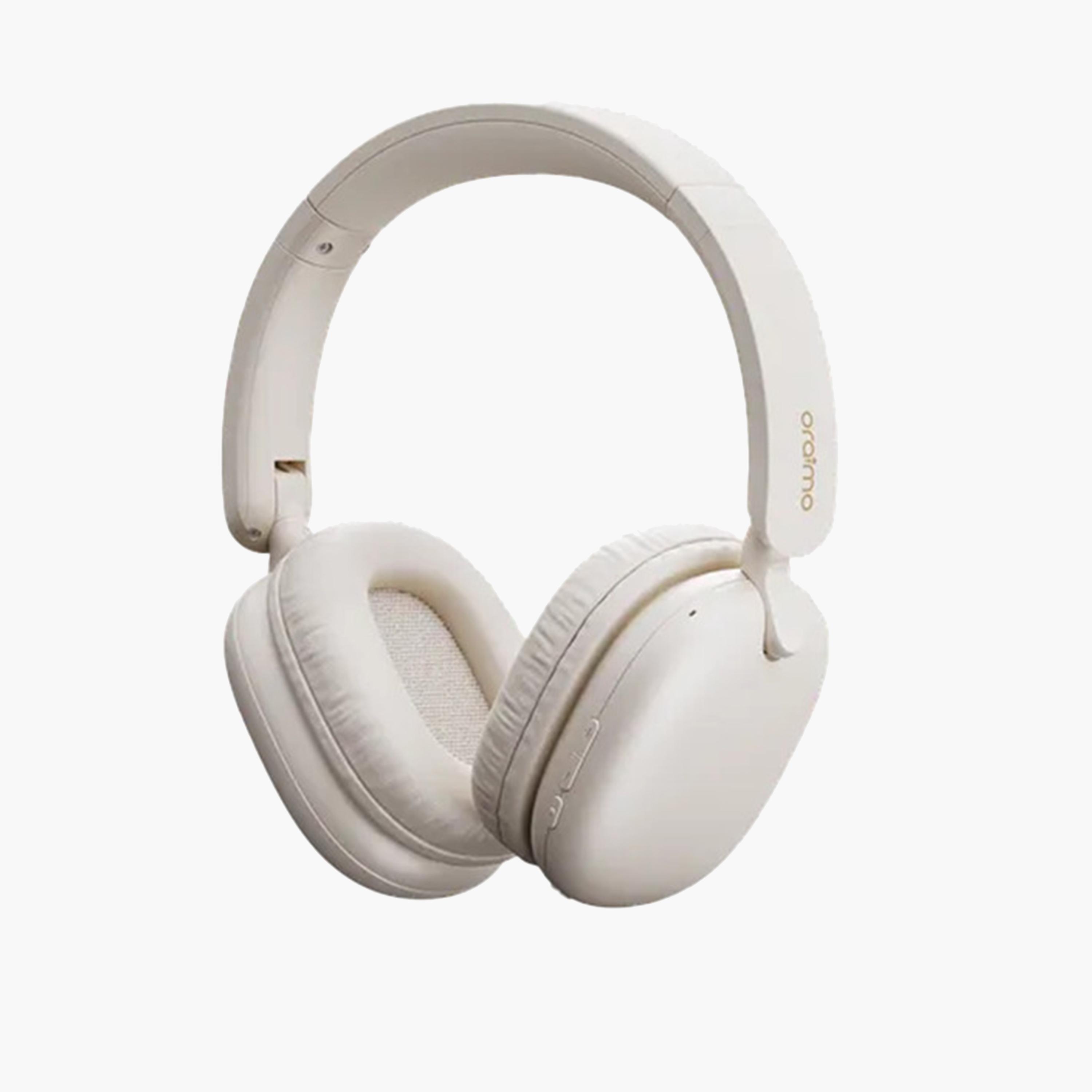 Oraimo Headphone BoomPop Lite ENC Over-Ear Wireless - Light Gold-electronics-headphonesandearphones-image-1