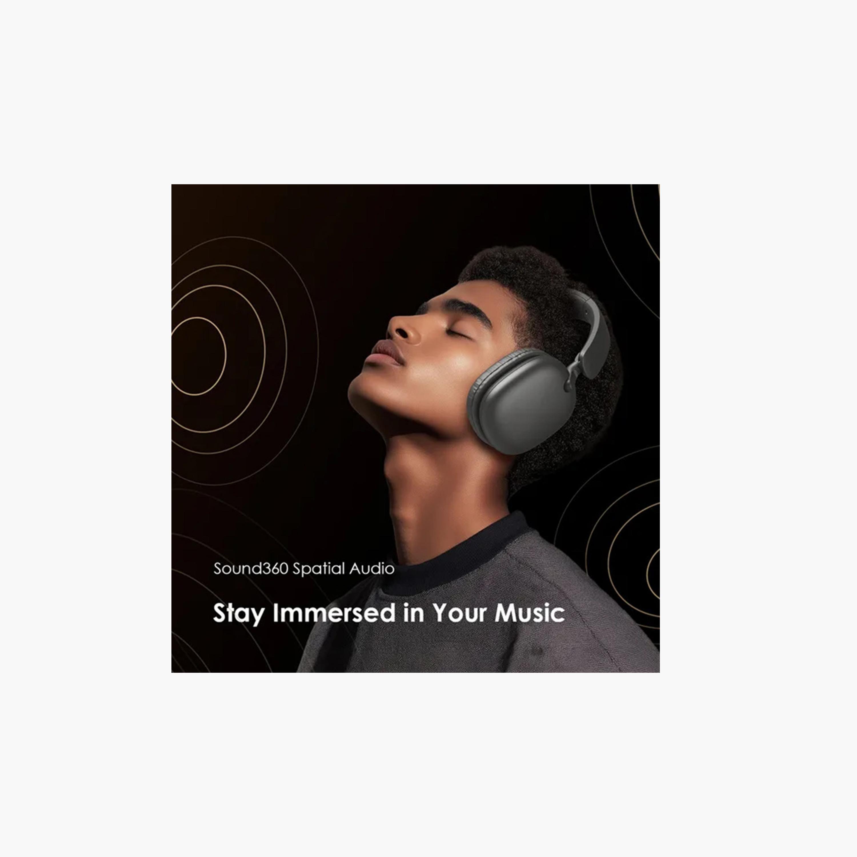Oraimo Headphone BoomPop Lite ENC Over-Ear Wireless - Black-electronics-headphonesandearphones-image-5
