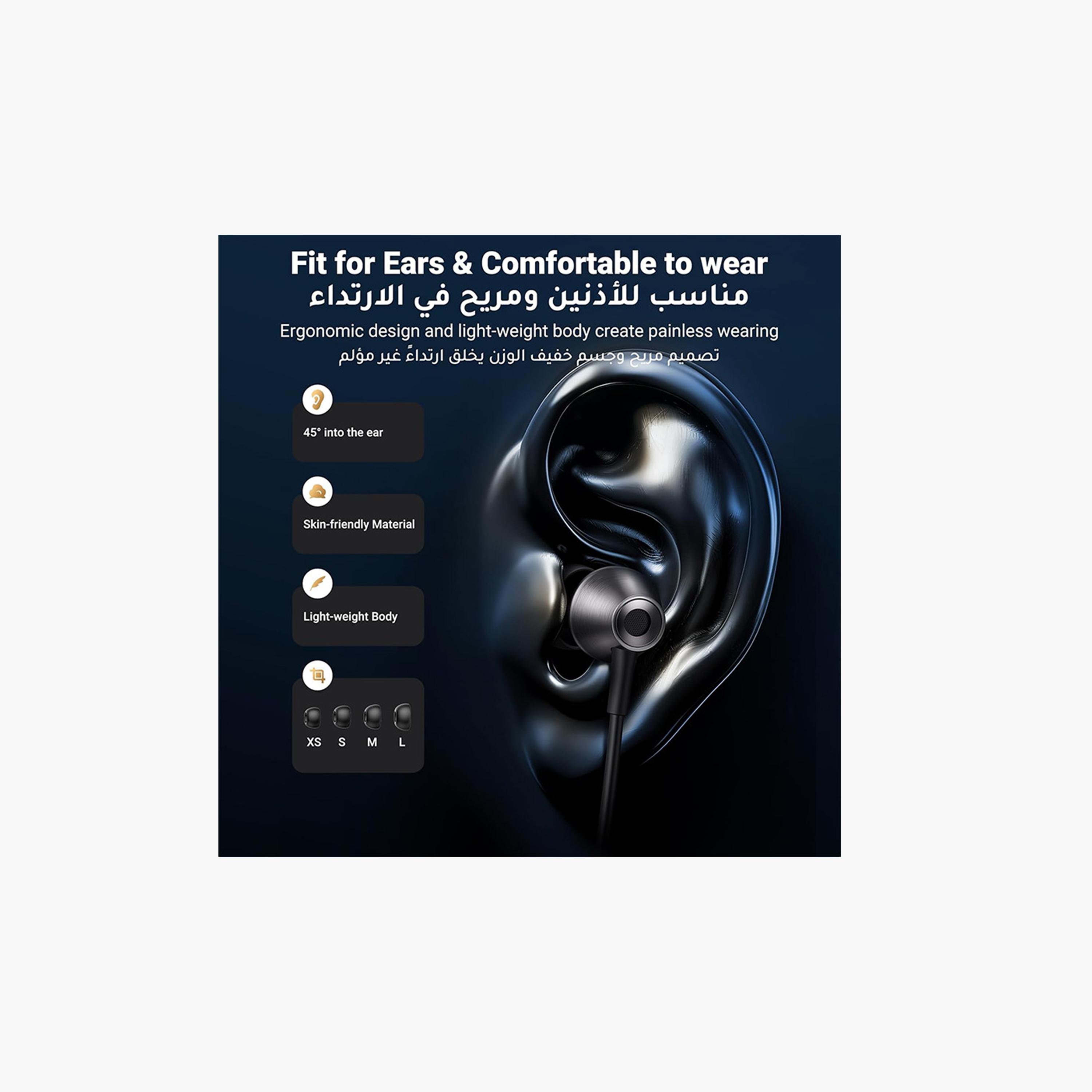 Ugreen Earphone Wired with Microphone Built-in USB-C Connector - Black-electronics-headphonesandearphones-image-5