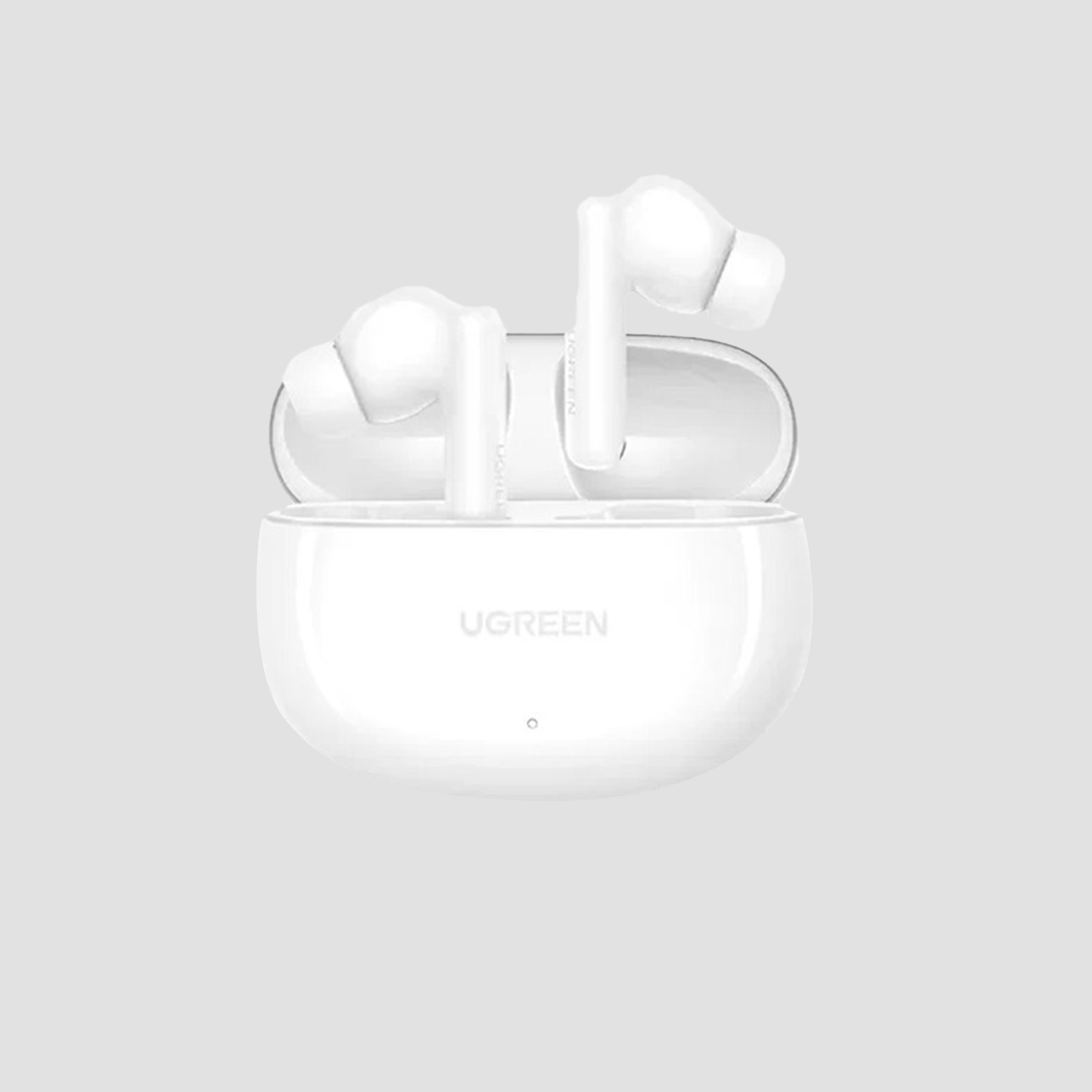 Ugreen HiTune T6s Hybrid Active Noise Cancelling Earbuds - White-electronics-headphonesandearphones-image-1