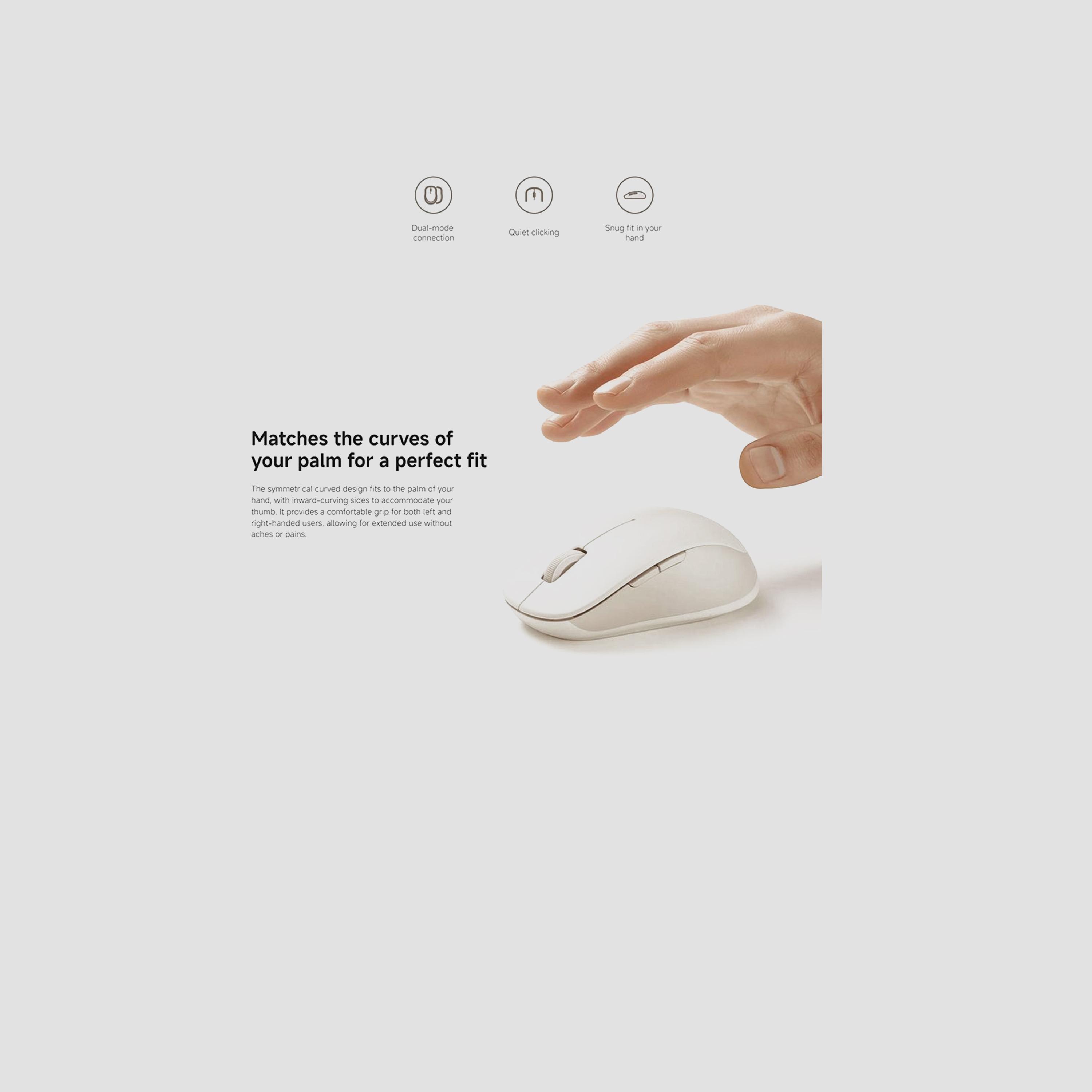 Xiaomi Dual-mode Wireless Mouse 2 BHR8849GL - White-electronics-accessories-computeraccesories-image-6