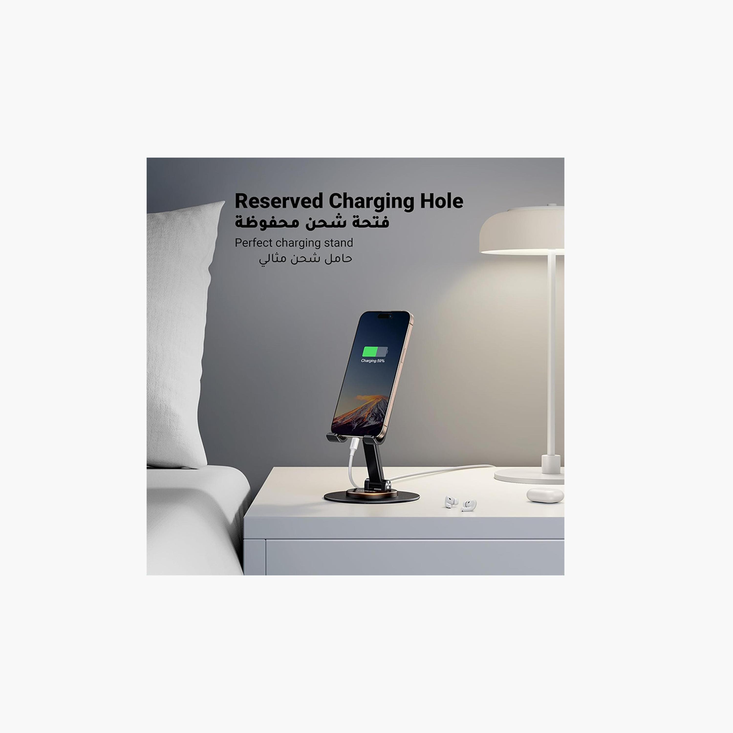 Ugreen Desktop Phone Stand 360degree Rotating - Gray-electronics-accessories-mobileaccesories-image-6