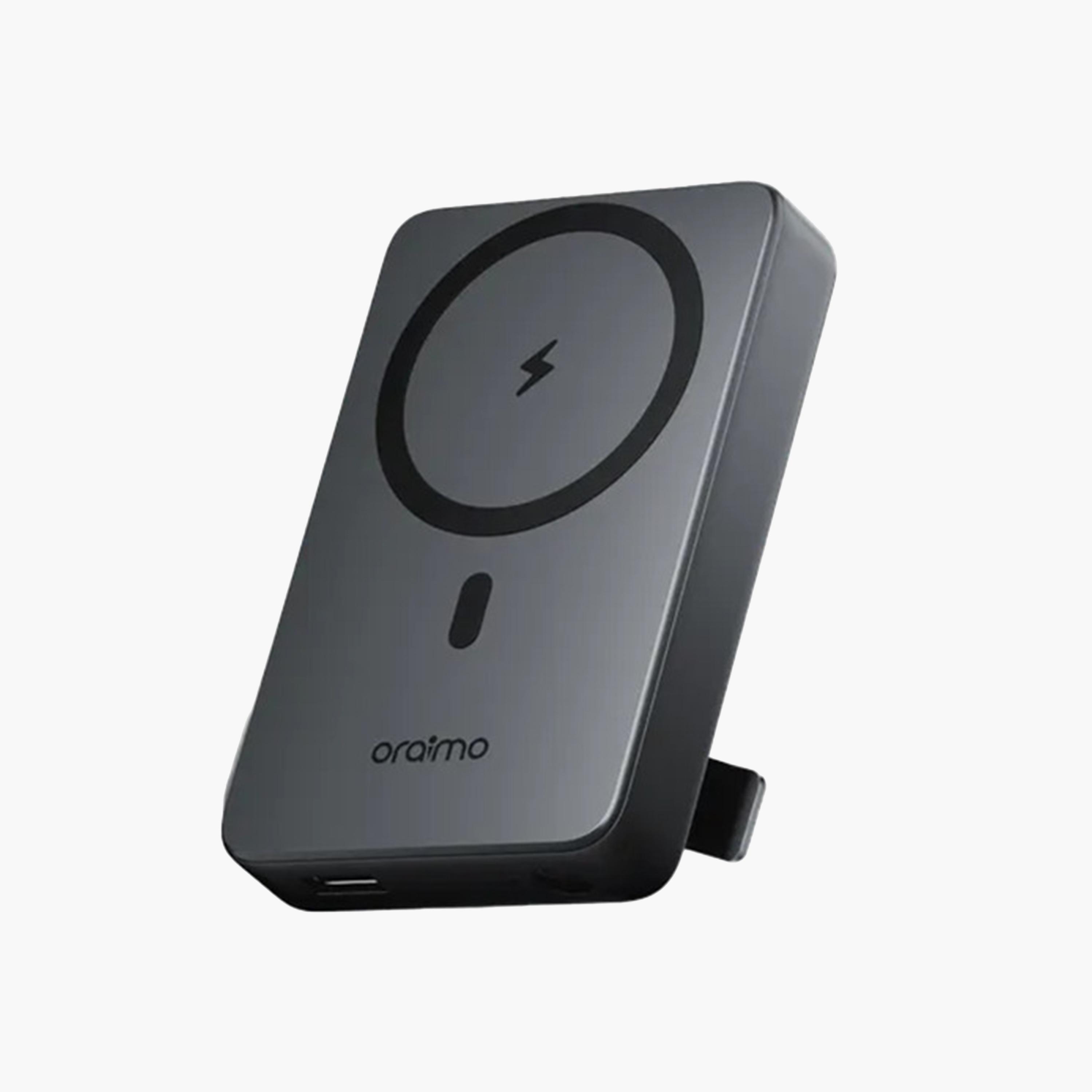 Oraimo Power Bank MagPower 15 Wireless Charging 10000mAh 15W - Black-electronics-accessories-mobileaccesories-image-1