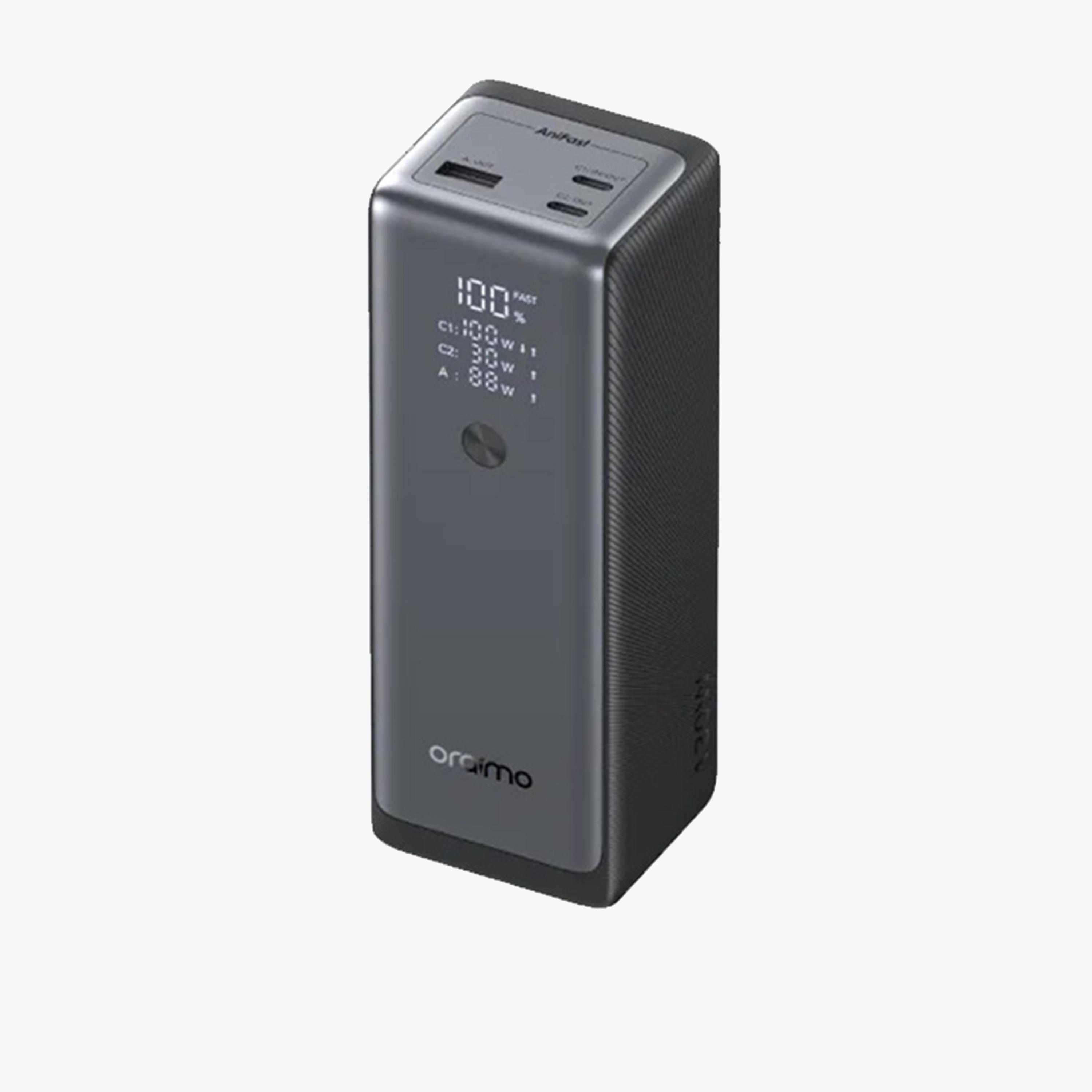 Oraimo Power Bank PowerJet 130 2-USB-C and USB Ports 27600mAh 130W - Black-electronics-accessories-mobileaccesories-image-1