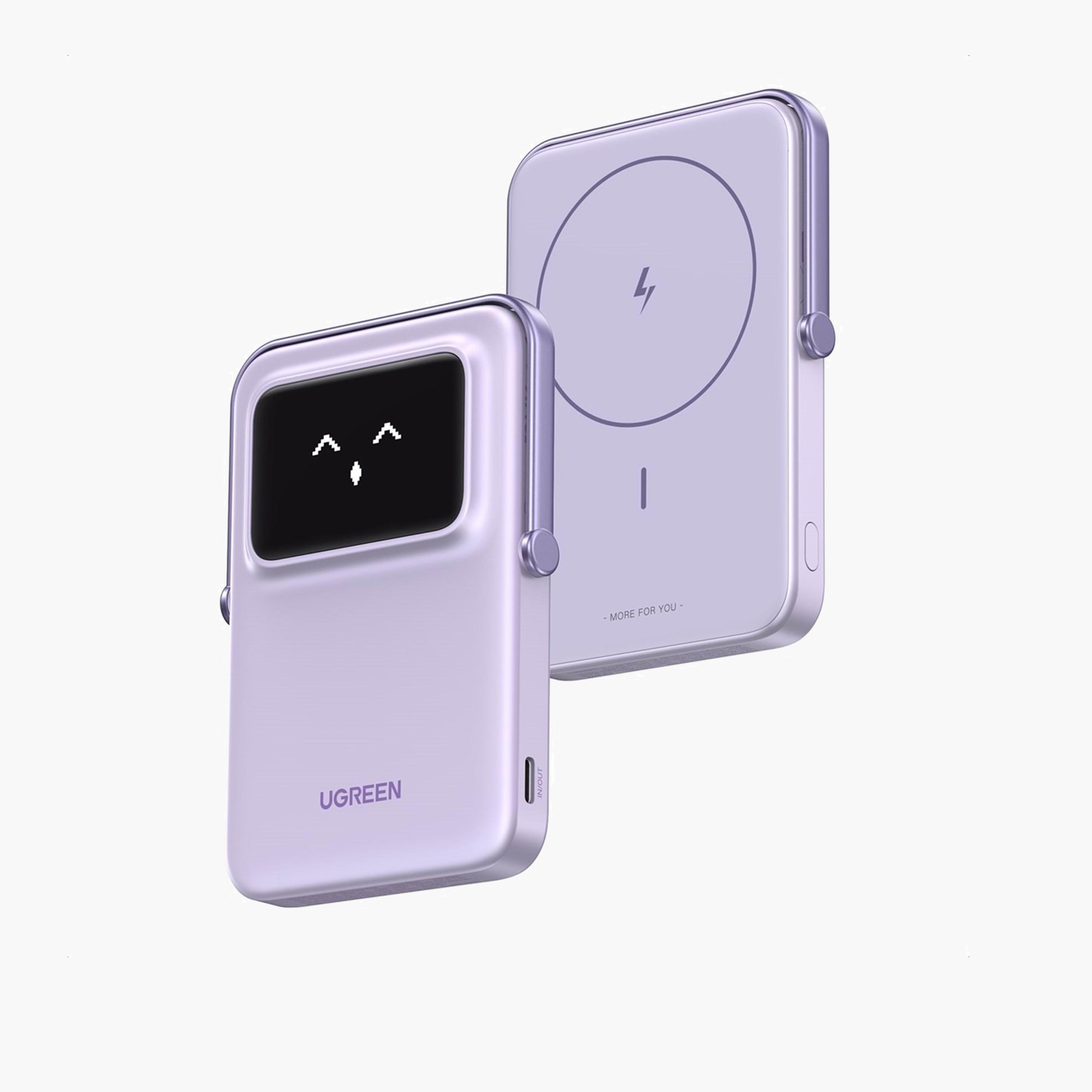 Ugreen Uno Magnetic Wireless Power Bank Magsafe 5000mAh 20W - Purple-electronics-accessories-mobileaccesories-image-2
