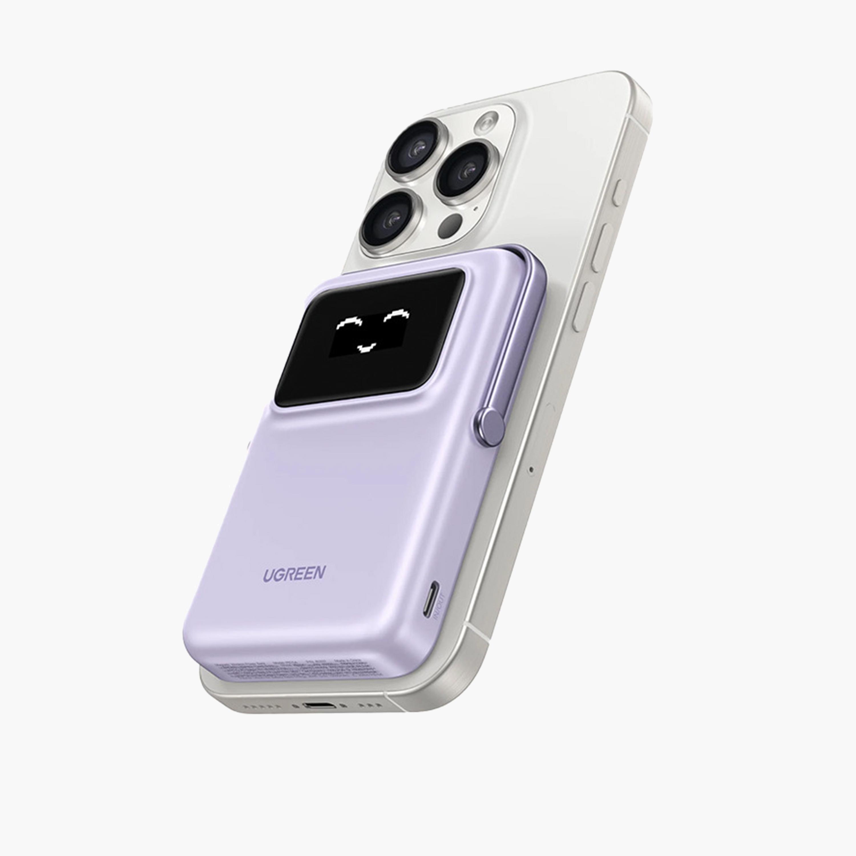 Ugreen Uno Magnetic Wireless Power Bank Magsafe 5000mAh 20W - Purple-electronics-accessories-mobileaccesories-image-3