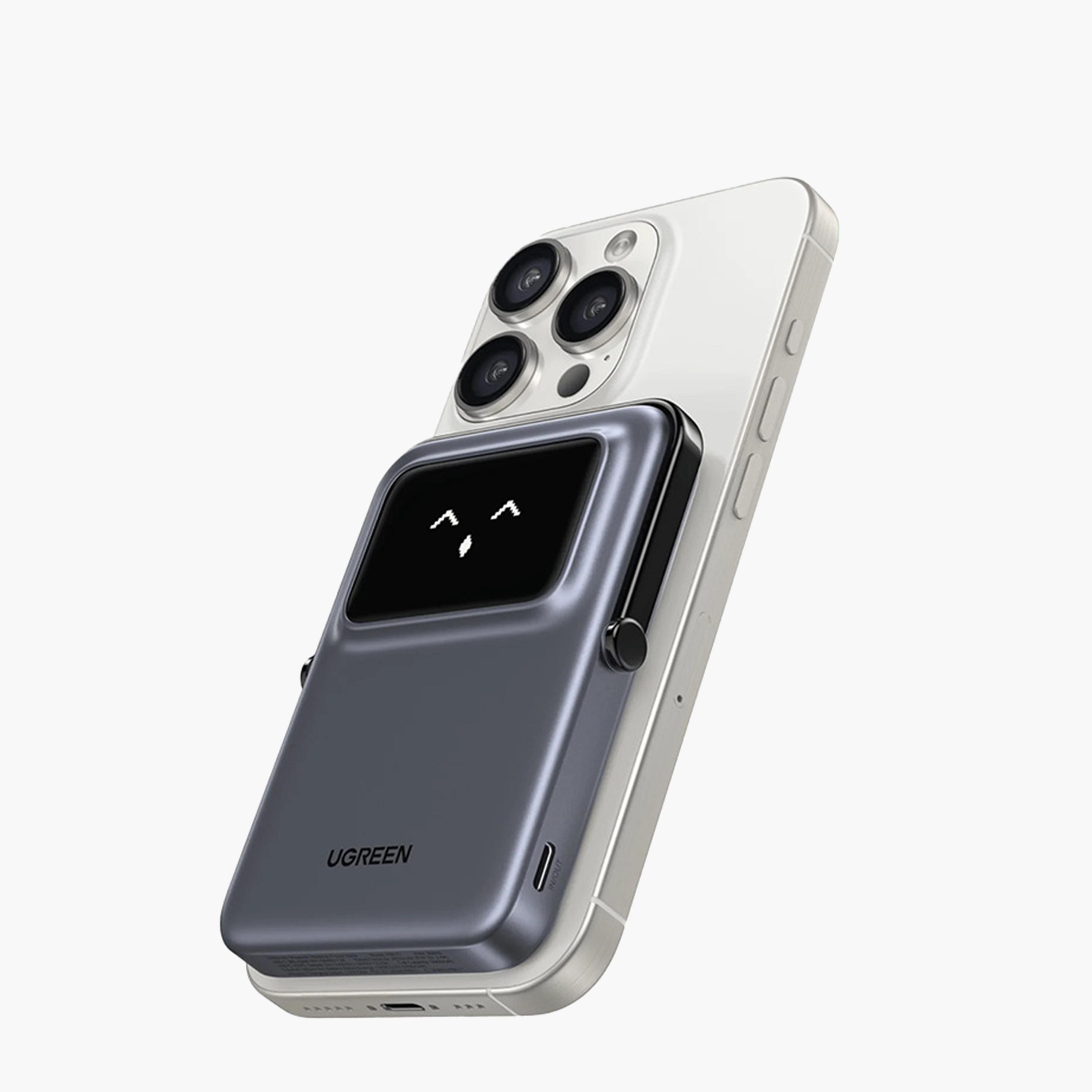 Ugreen Uno Magnetic Wireless Power Bank Magsafe 5000mAh 20W - Gray-electronics-accessories-mobileaccesories-image-3