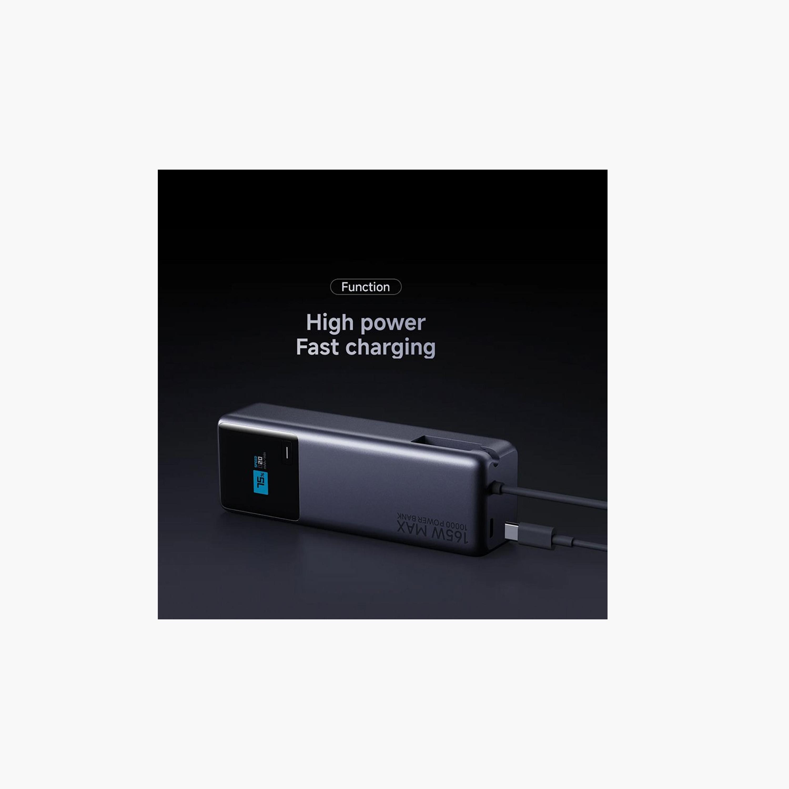Xiaomi Power Bank 165W USB-C Integrated Cable Dual Ports USB-C 10000mAh - Gray-electronics-accessories-mobileaccesories-image-4