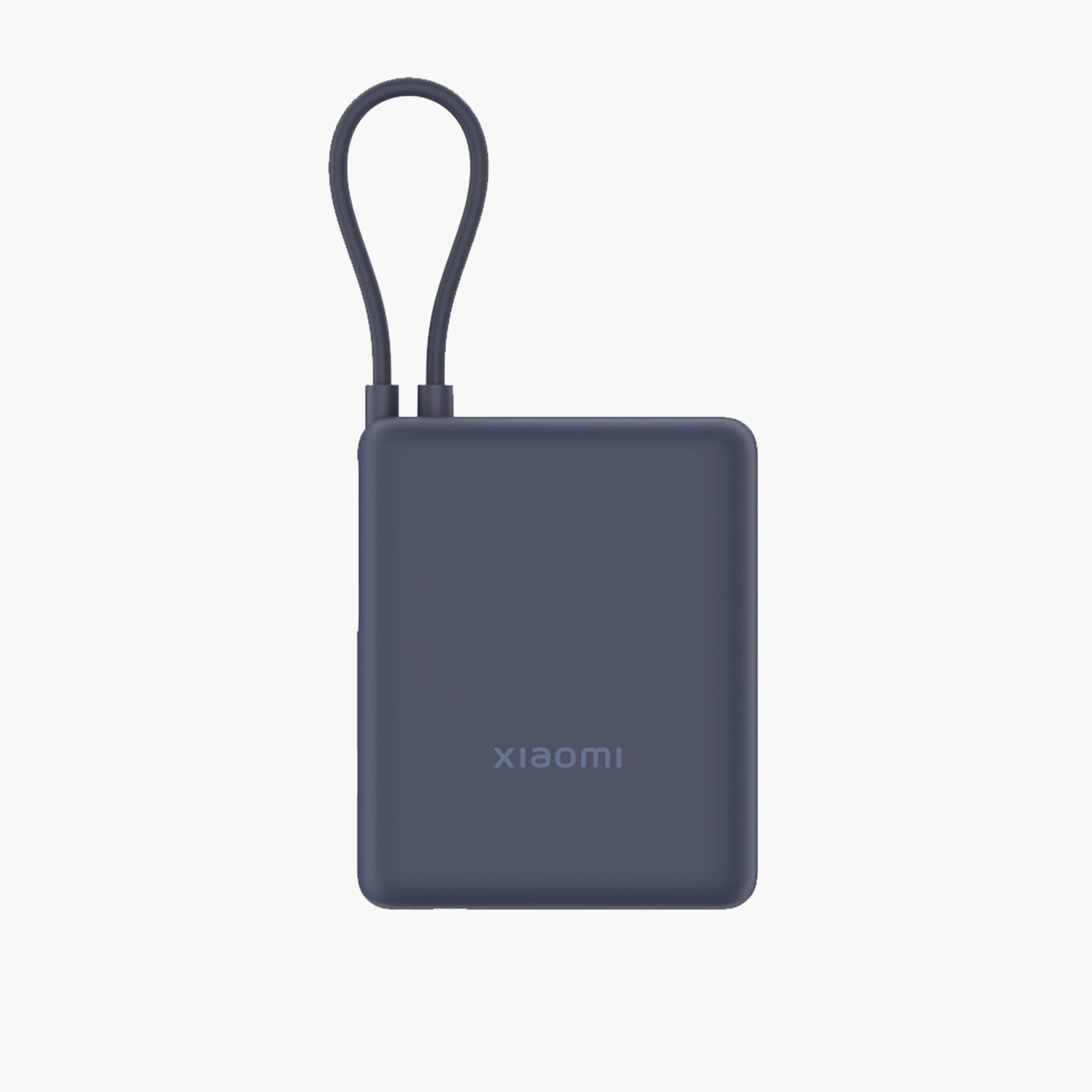 Xiaomi Power Bank USB and USB-C Port and USB-C Integrated Cable 10000mAh 33W BHR9341GL - Blue-electronics-accessories-mobileaccesories-image-1
