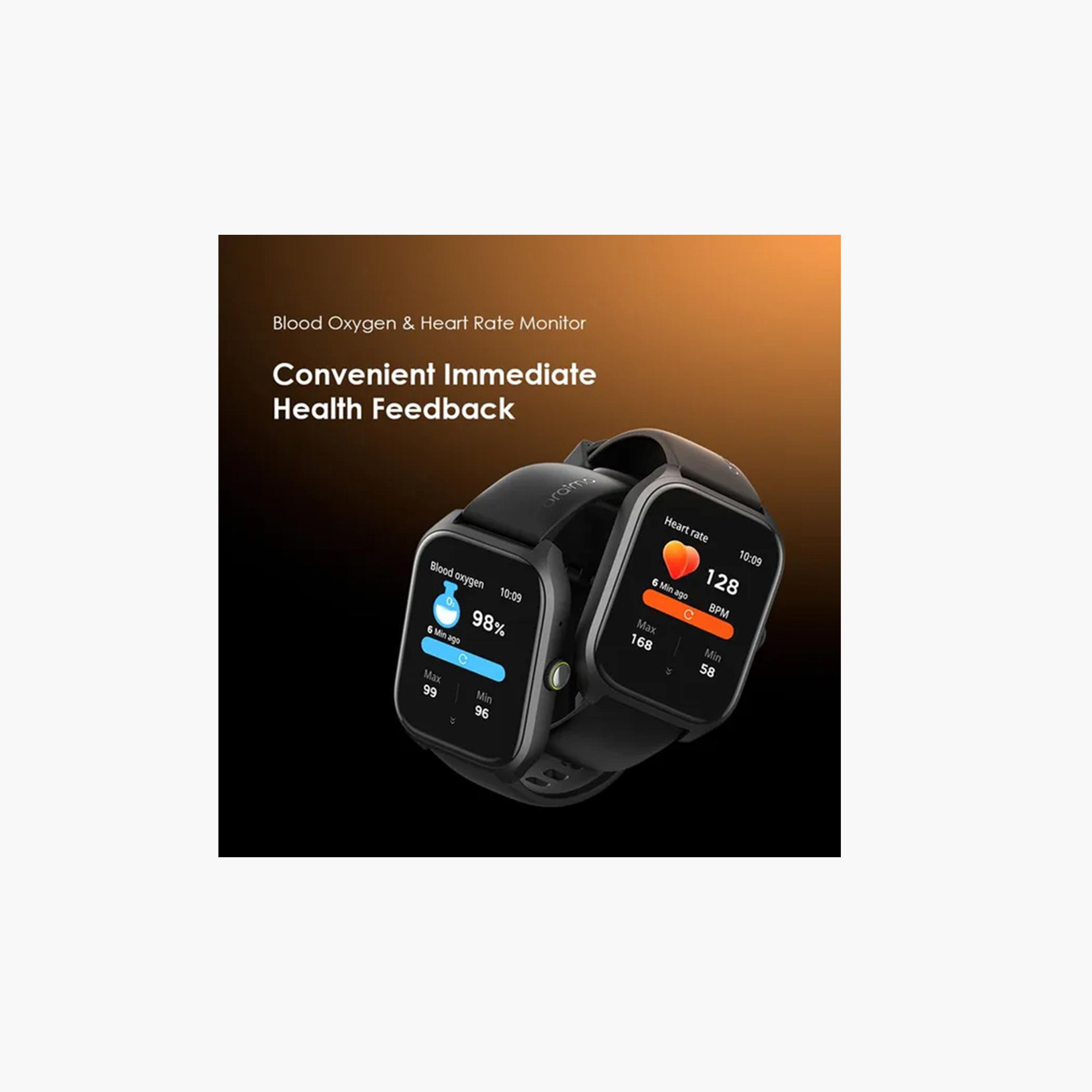 Oraimo Smart Watch 5 Lite 2.01" HD - Black-men-watchesandjewellery-watches-image-6